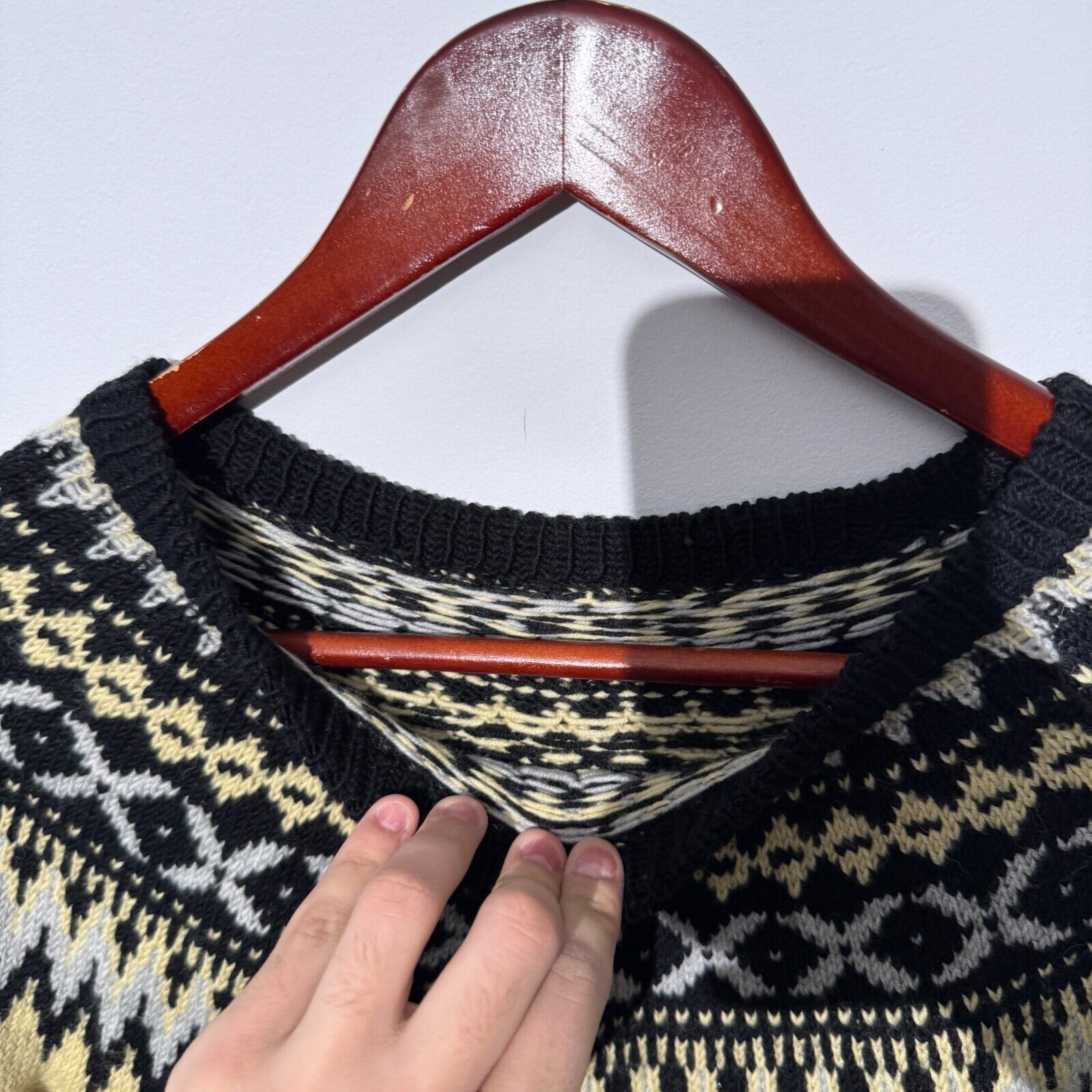 Vintage Vintage Unisex Yellow Wool Sweater Size S Norway Christmas Size US S / EU 44-46 / 1 - 7 Thumbnail