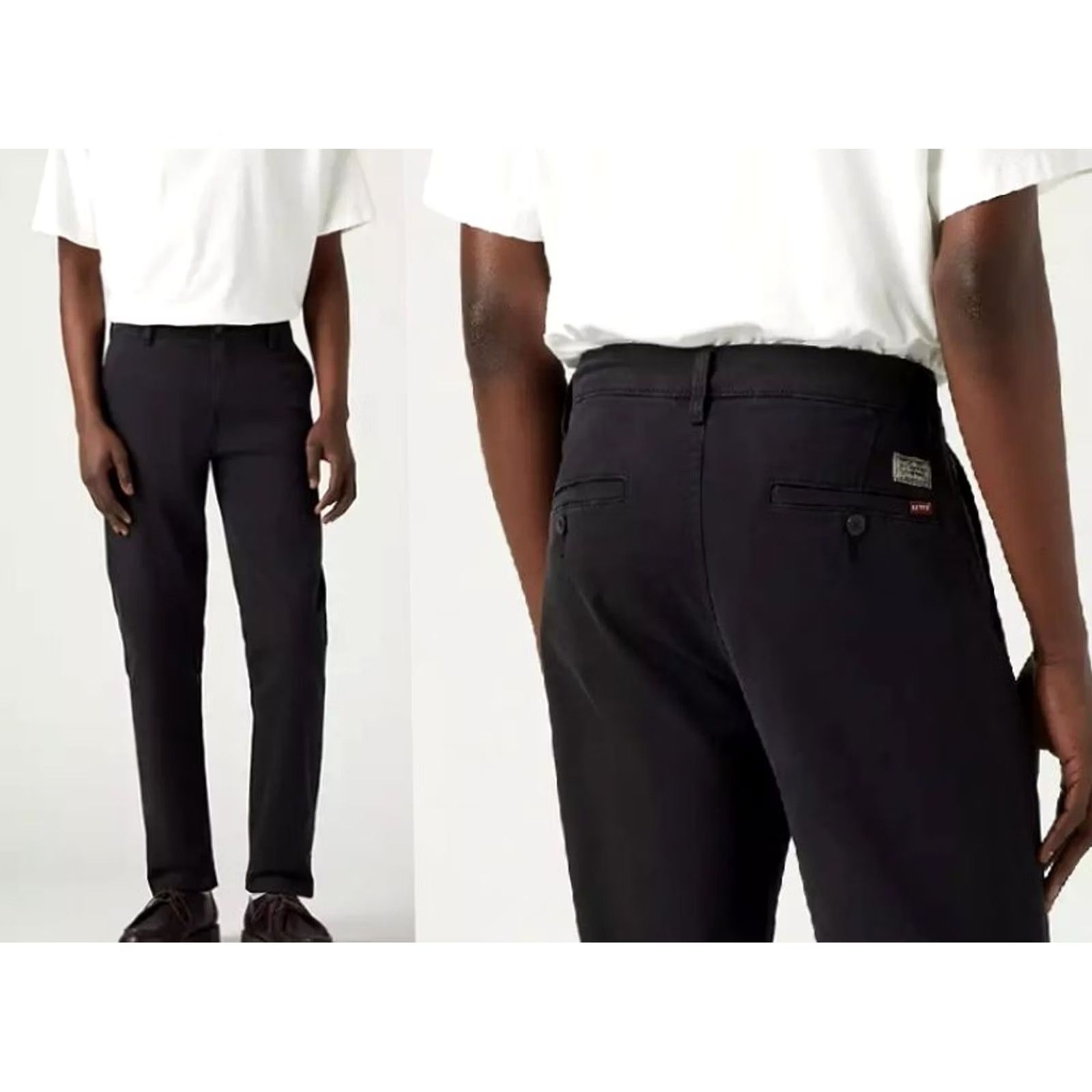 Levi's Levi's XX Chino Standard Taper Men's Pants Black 32X34 Jeans Regular 34 Inseam Cotton Viscose New with Tags Size US 32 / EU 48 - 4 Thumbnail