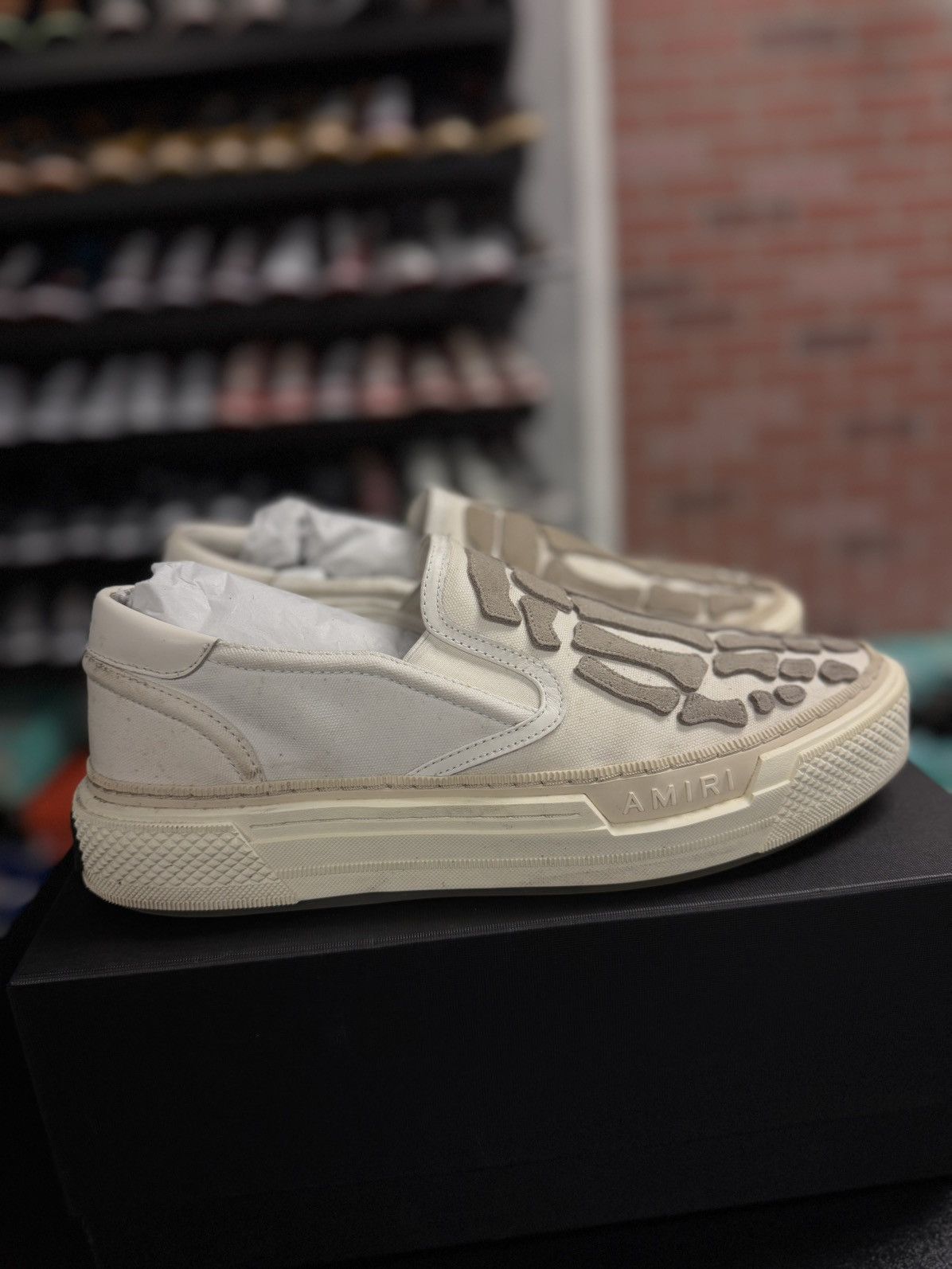 Amiri Bone Amiri Low Top Sneakers Size 46EU/13US W BOX Size US 13 / EU 46 - 3 Thumbnail