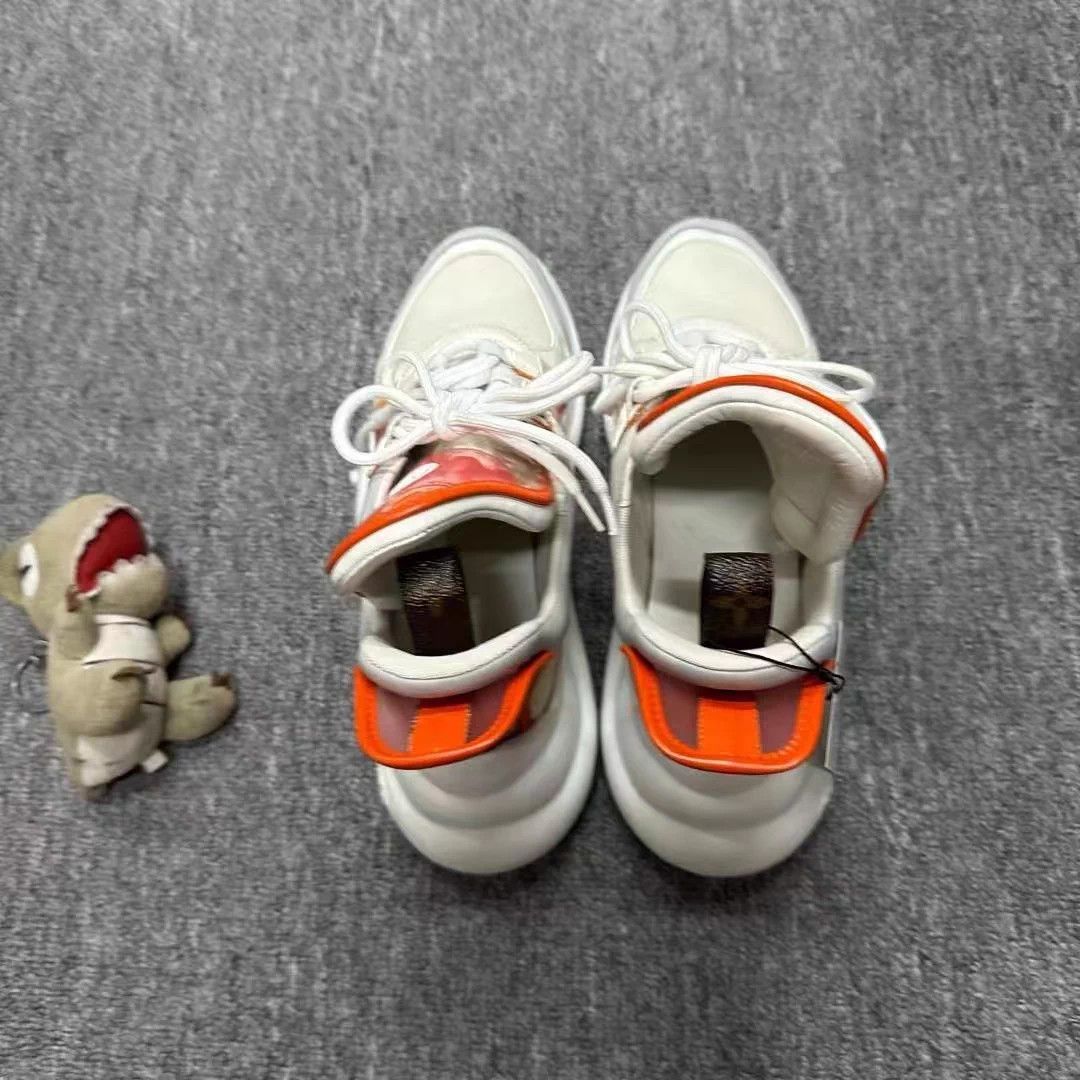 Louis Vuitton LV 95 New Jelly Orange Dad Sneakers EU 38.5 Size US 7.5 / IT 37.5 - 4 Thumbnail
