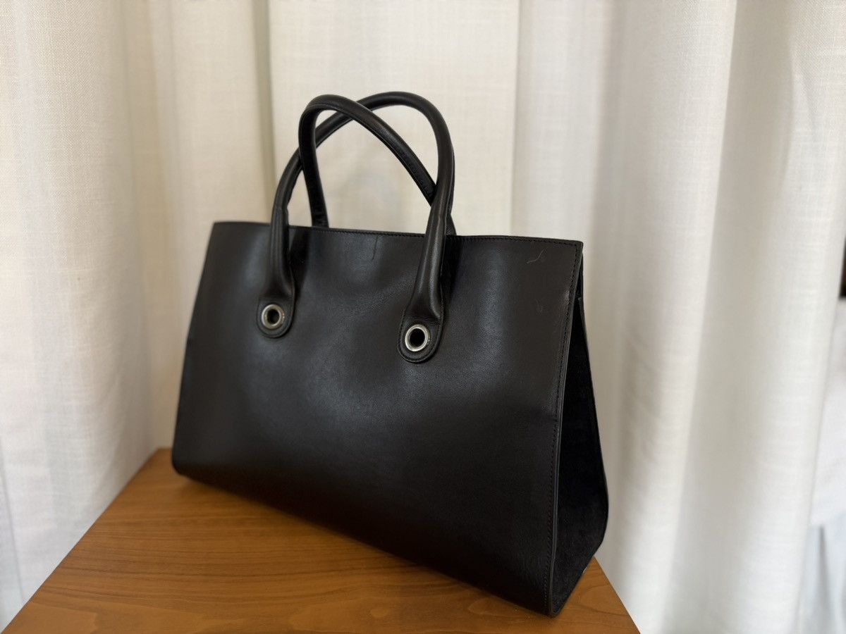 Jimmy Choo FW 2014 Iconic Jimmy Choo Black Leather Riley Handle Bag Size ONE SIZE - 6 Thumbnail