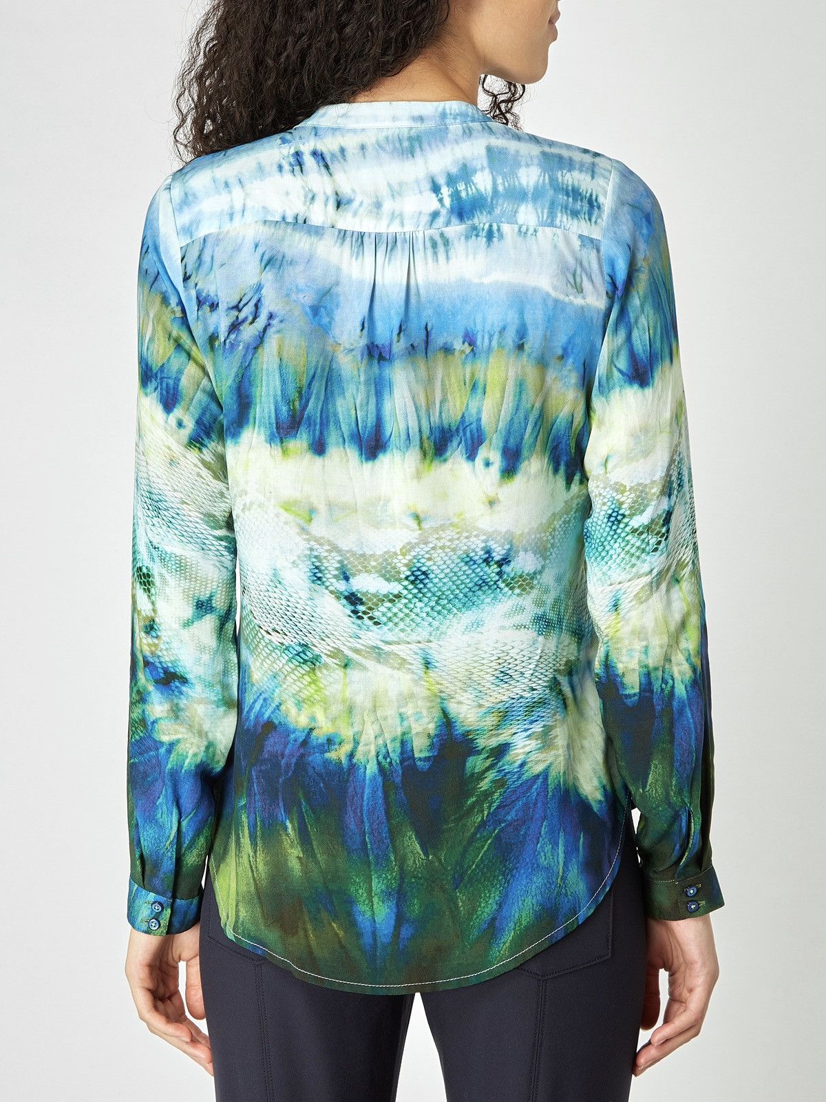 Designer Emily Van den Bergh Womens Multicolor Blouse Shirt RRP €80 Size M / US 6-8 / IT 42-44 - 2 Thumbnail