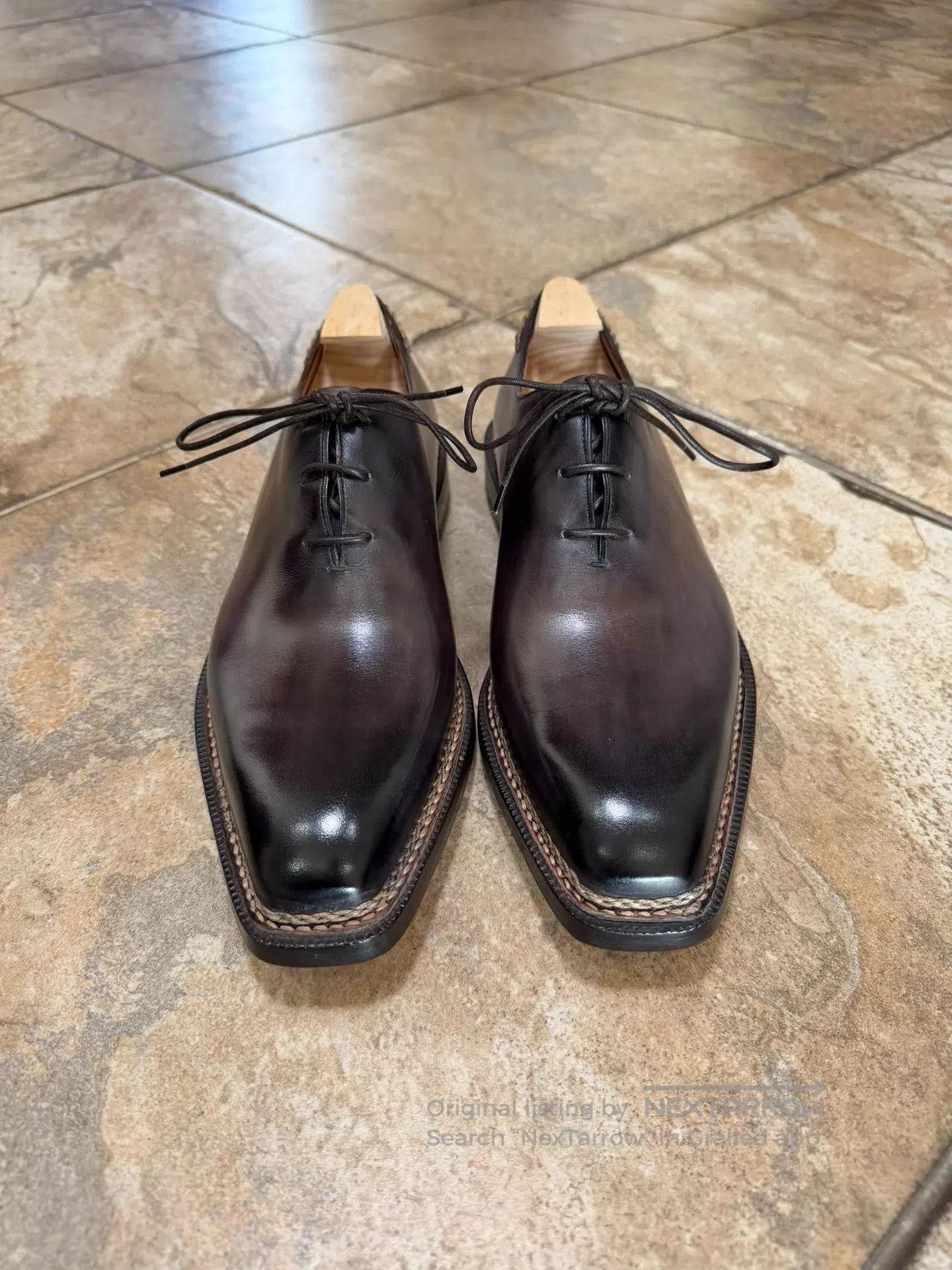 Berluti Black Formal Leather Lace-Up Shoes Size 9.5. Size US 9.5 / EU 42-43 - 1 Thumbnail