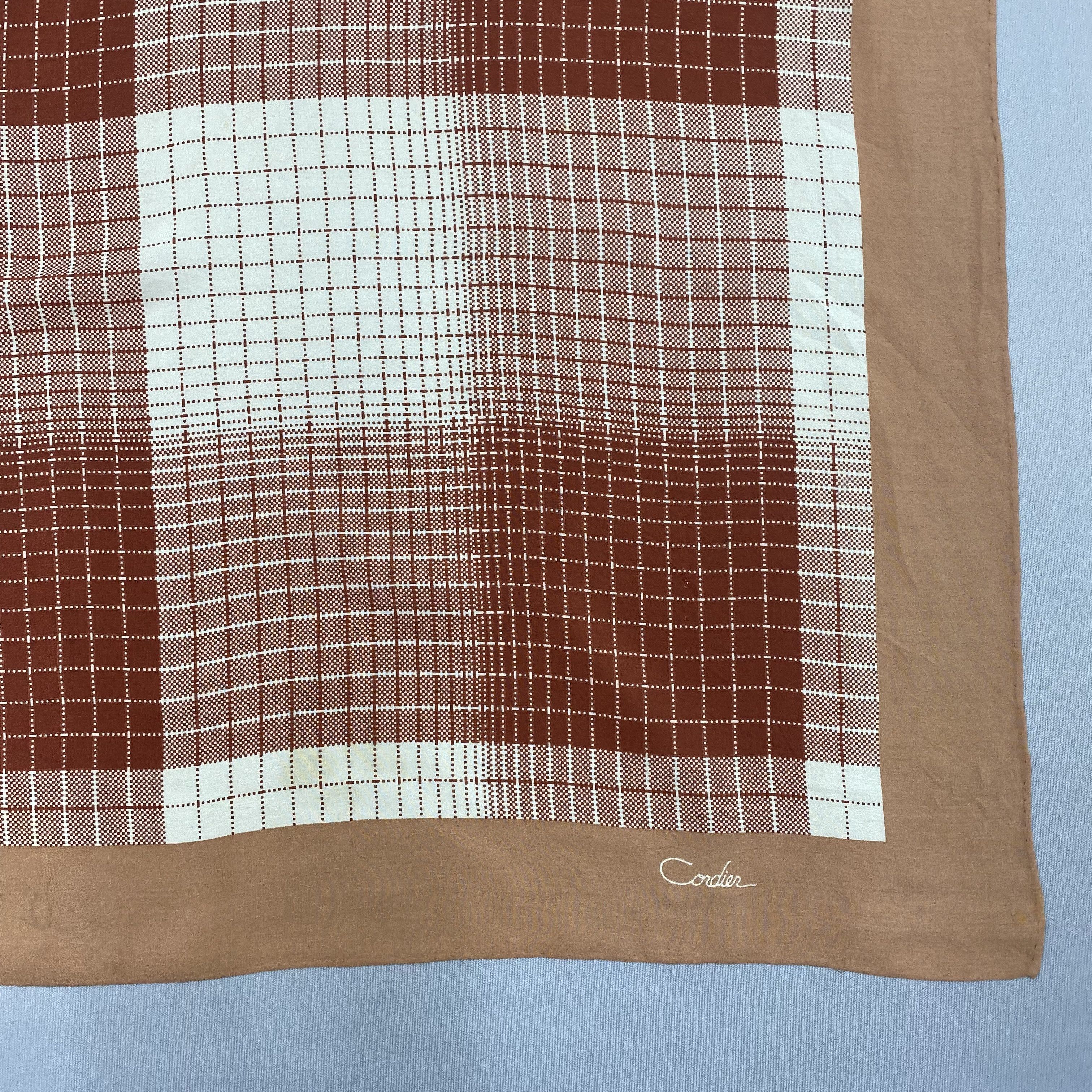Vintage Cordier SILK Scarf Twill Stole Wraps Scarves