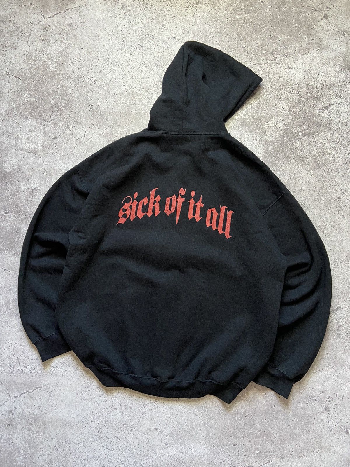 Band Tees Vintage Sick of it All - NY Hardcore Dragon Zip Hoodie Punk Size US XL / EU 56 / 4 - 2 Thumbnail