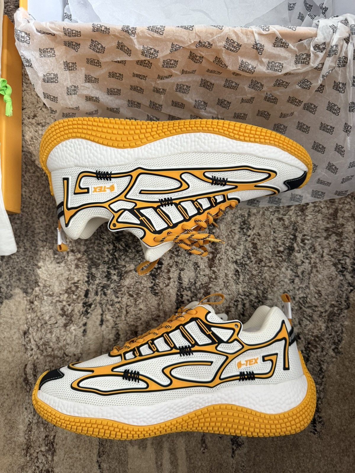 John Geiger 004 F/F "412 DAY" PITTSBURGH EXCLUSIVE, YELLOW BOTTOM Size US 10 / EU 43 - 2 Thumbnail