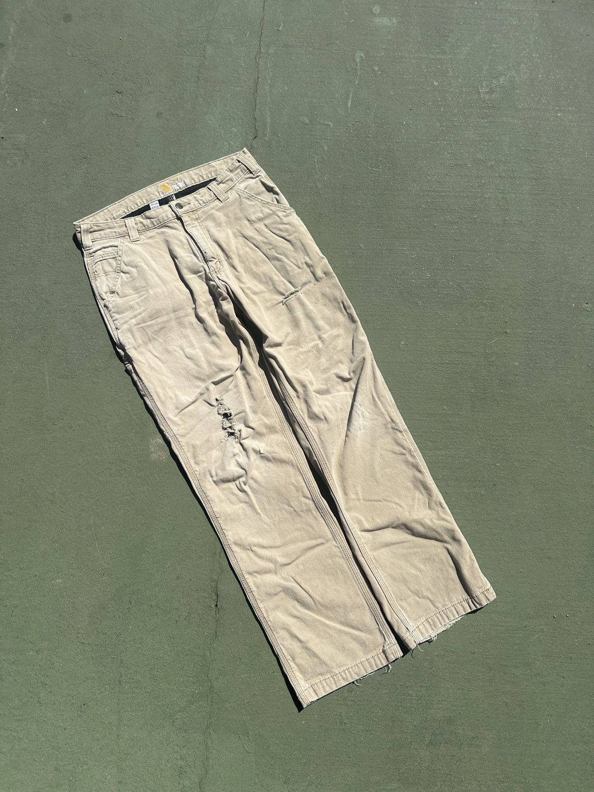 Carhartt Carhartt Lined Carpenter Pants Size US 33 - 3 Thumbnail