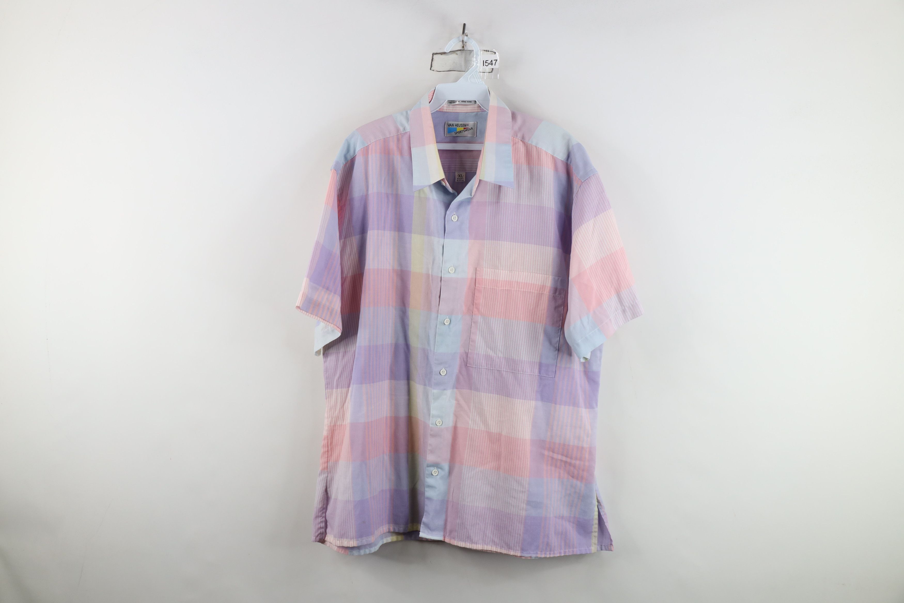 Vintage Vintage 90s Streetwear Plaid Short Sleeve Button Down Shirt Size US XL / EU 56 / 4 - 1 Thumbnail