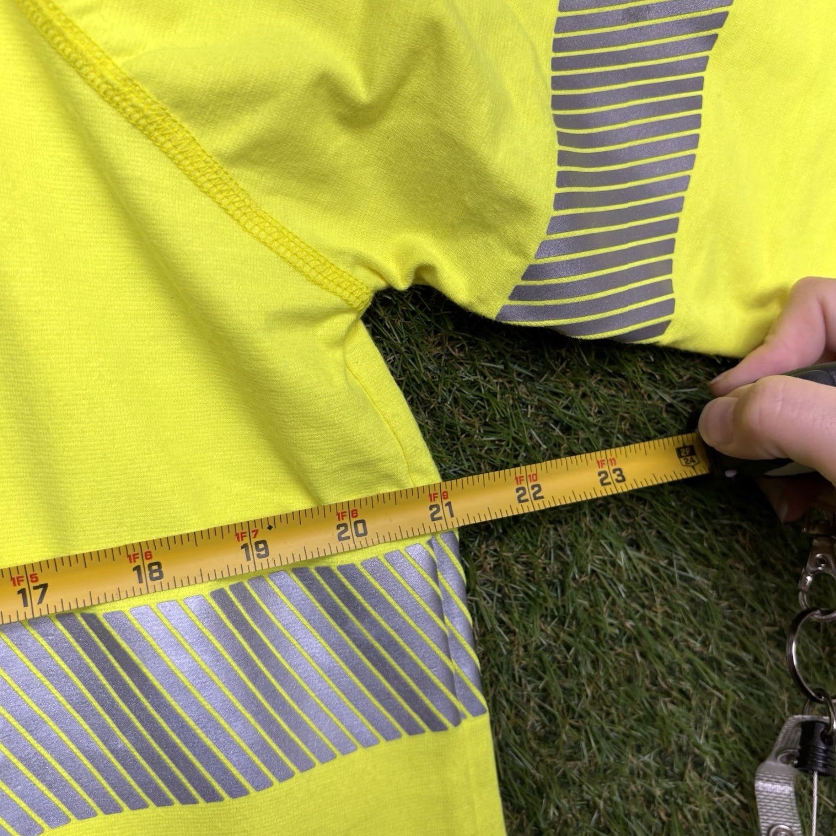 Vintage DRIFIRE Hi-Viz Shirt Mens Large Tall Fire Resistant Modacrylic Blend Yellow Retail Workwear NS Asphalt? (ignore) Size US L / EU 52-54 / 3 - 7 Thumbnail