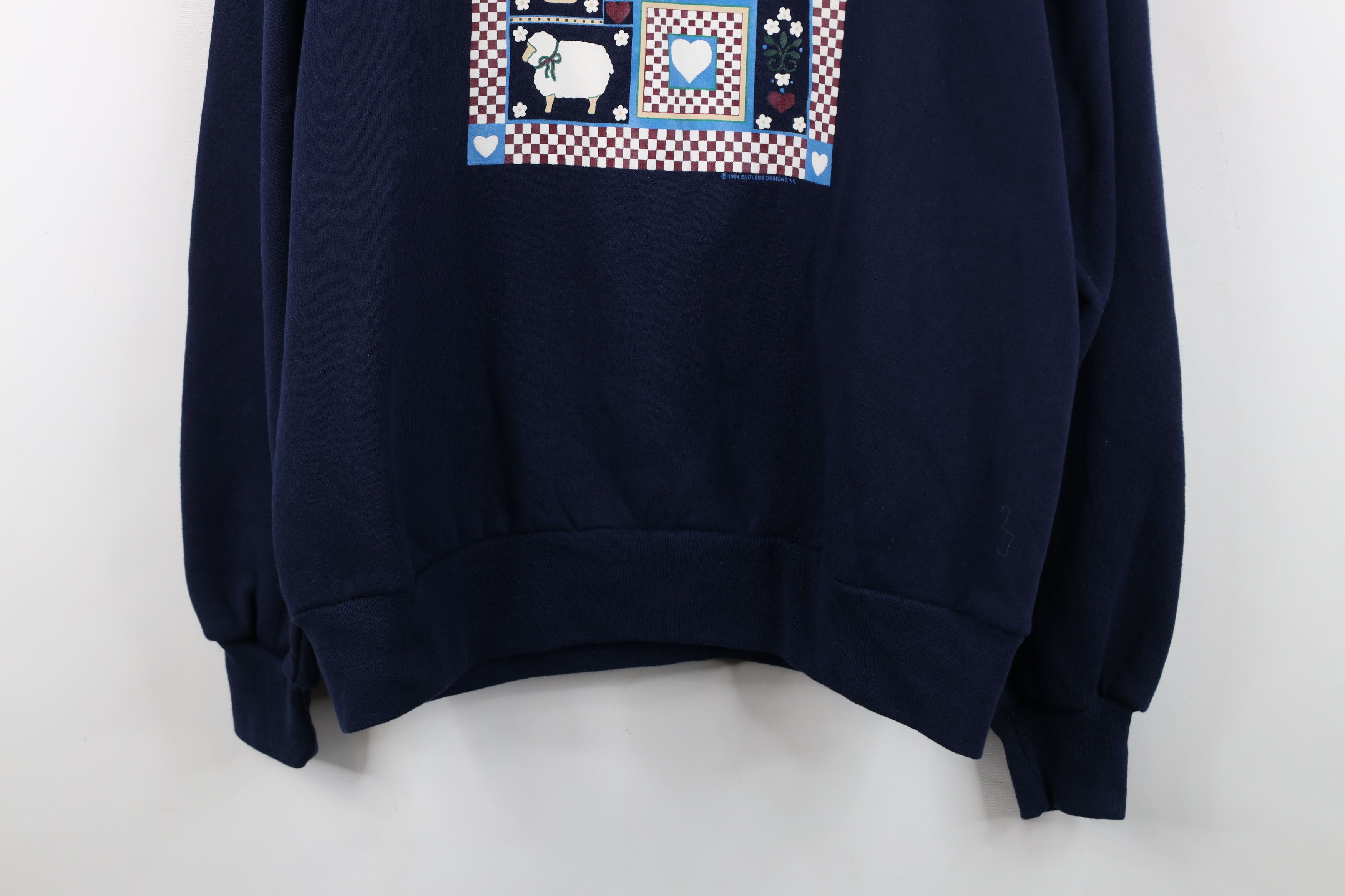 Vintage Deadstock Vintage 90s Streetwear Farmhouse Sweatshirt USA Size L / US 10 / IT 46 - 3 Thumbnail
