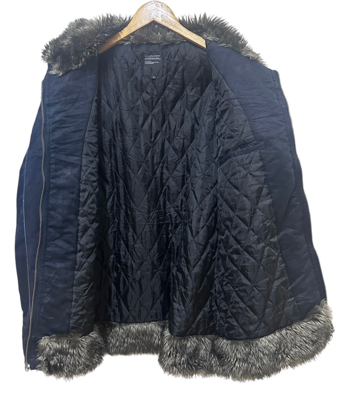Japanese Brand × Vintage Japanese Splendid Satisfaction Moleskin Fur Collar Jacket Size US M / EU 48-50 / 2 - 6 Thumbnail