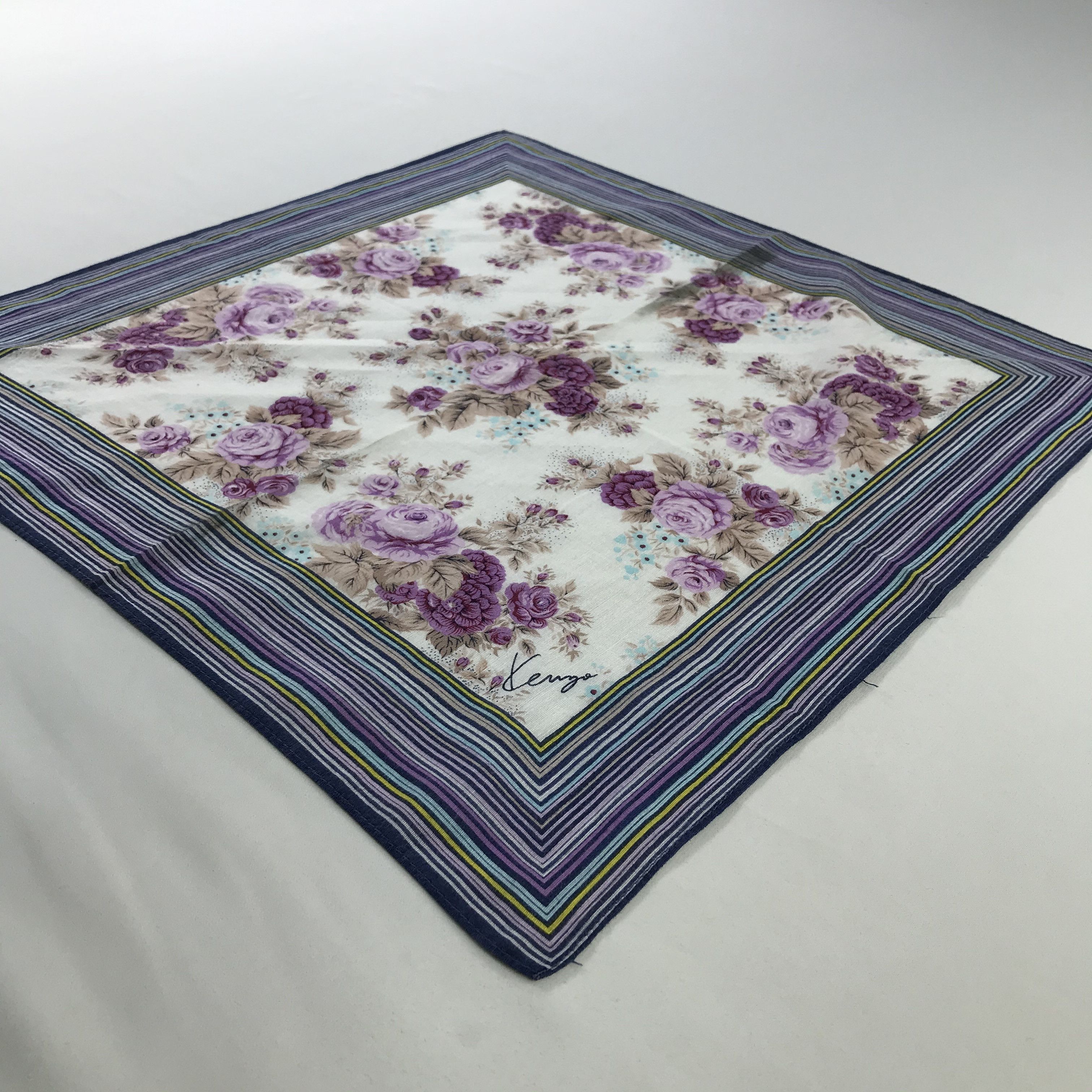 Kenzo × Vintage Kenzo Bandana/ Handkerchief / Neckerchief Size ONE SIZE - 4 Thumbnail
