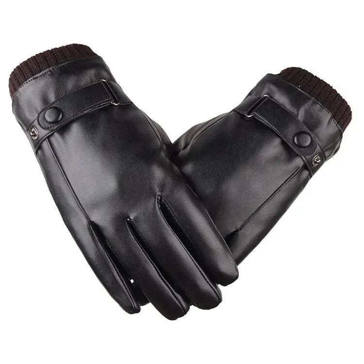 Japanese Brand × Leather Men Gloves leather Size ONE SIZE - 4 Thumbnail