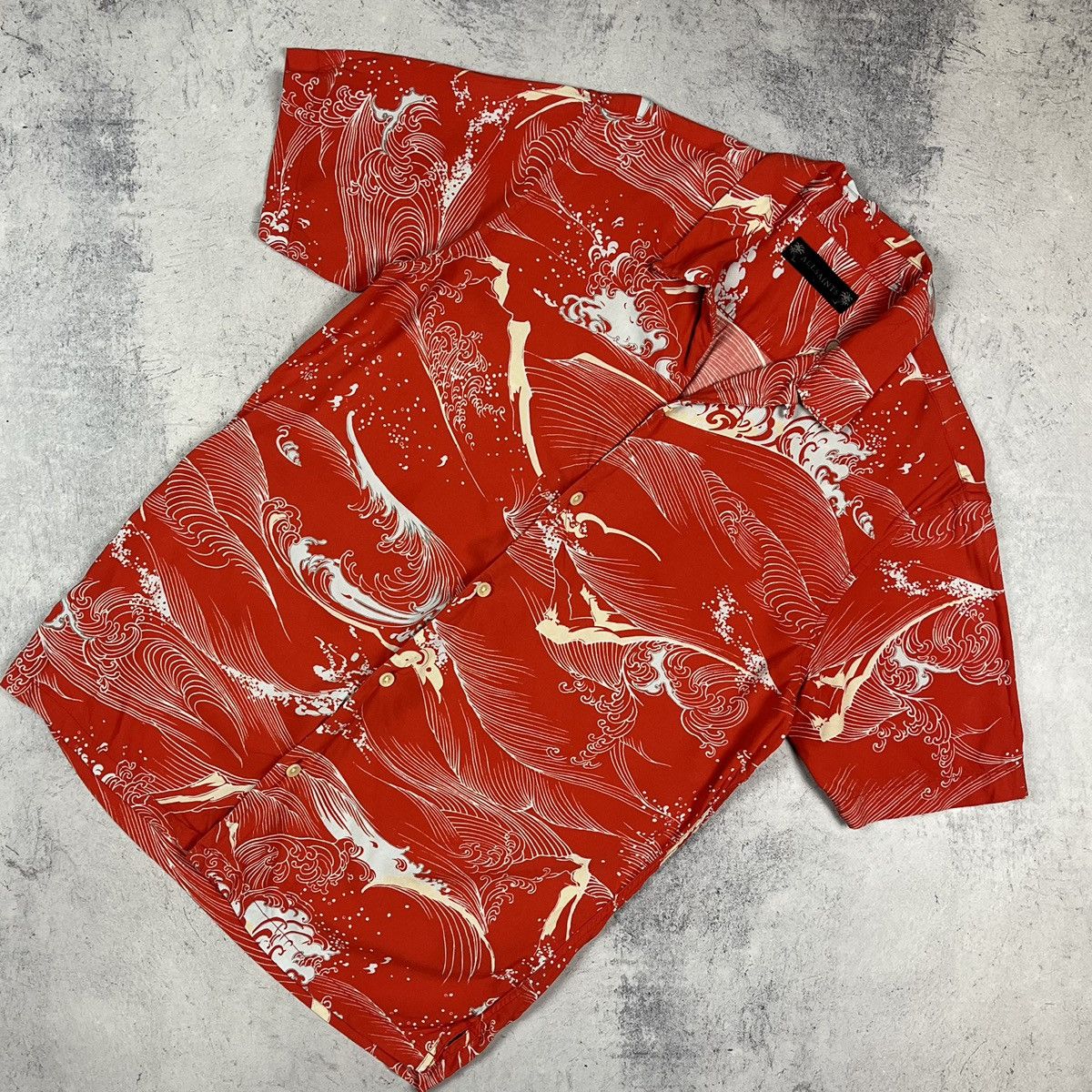 Allsaints Designer Allsaints viscose y2k flood Hawaii shirt Size US S / EU 44-46 / 1 - 1 Thumbnail