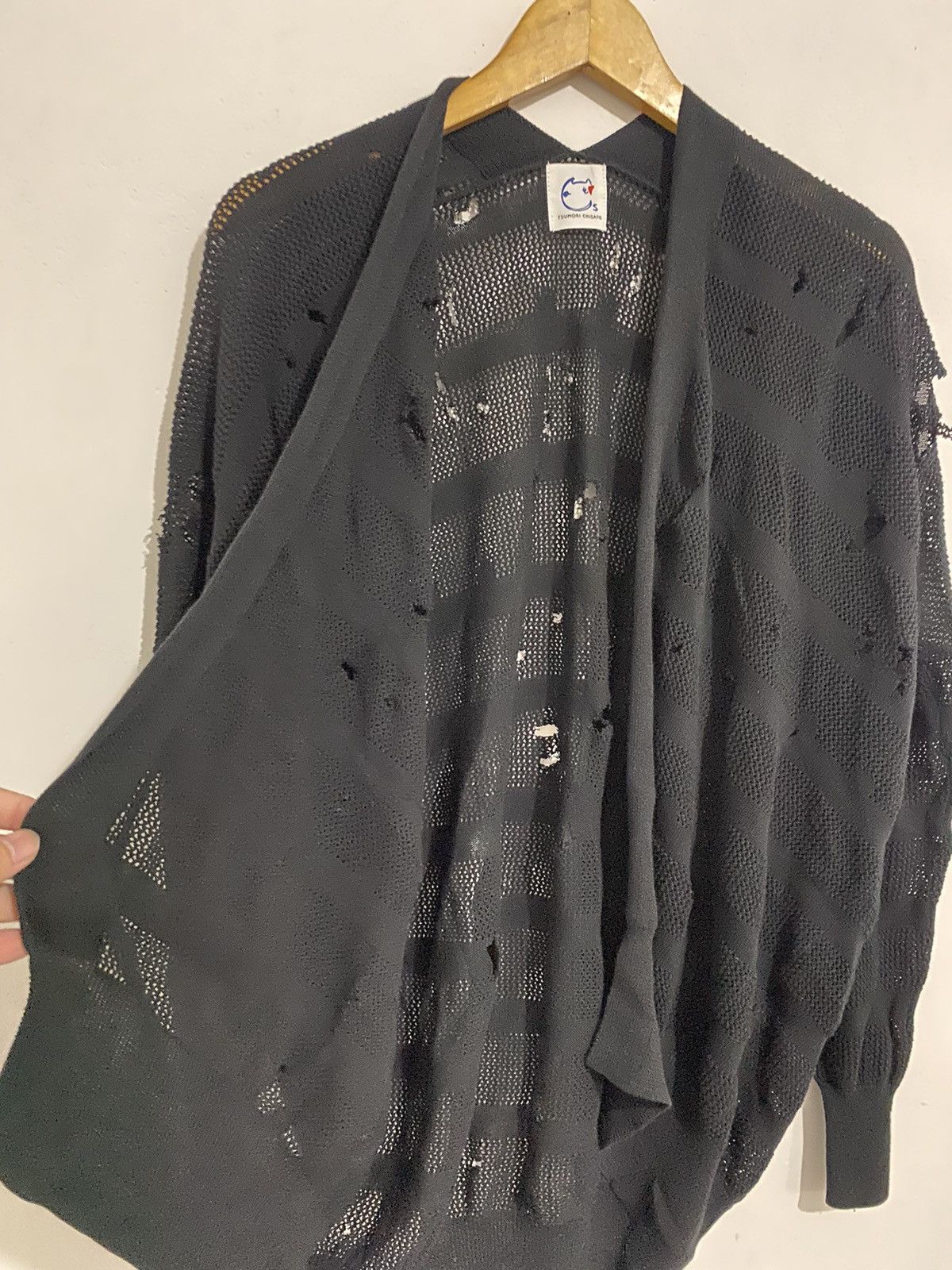 Issey Miyake × Japanese Brand × Tsumori Chisato 💸BINDINGOFFER💸Tsumori Isseymiyake Distressed Cardigan Size US L / EU 52-54 / 3 - 3 Thumbnail