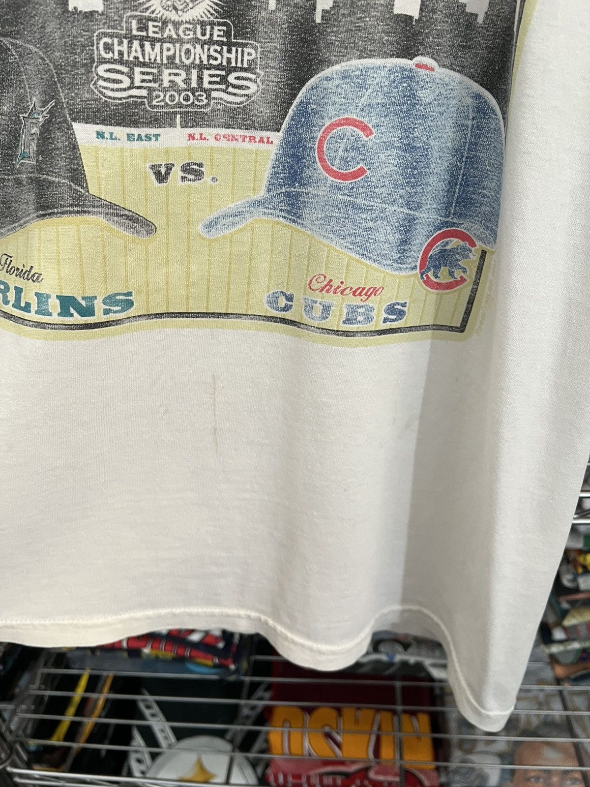 MLB 2003 Marlins vs Cubs National League Championship Tee Size US M / EU 48-50 / 2 - 3 Thumbnail