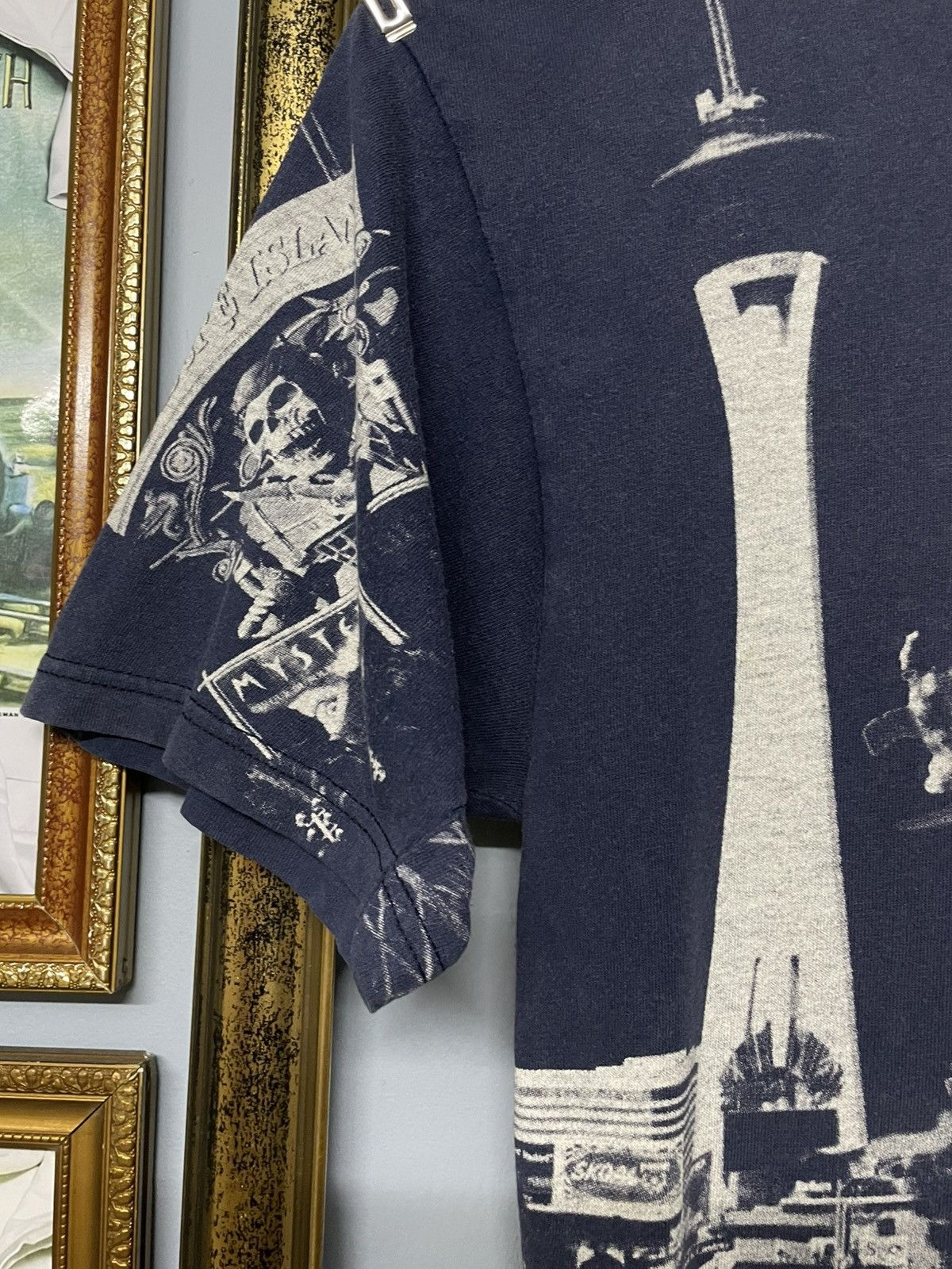 Vintage Rare Vintage 1998 Edwards Teez Iconic Las Vegas OVP Graphic Size US L / EU 52-54 / 3 - 8 Thumbnail