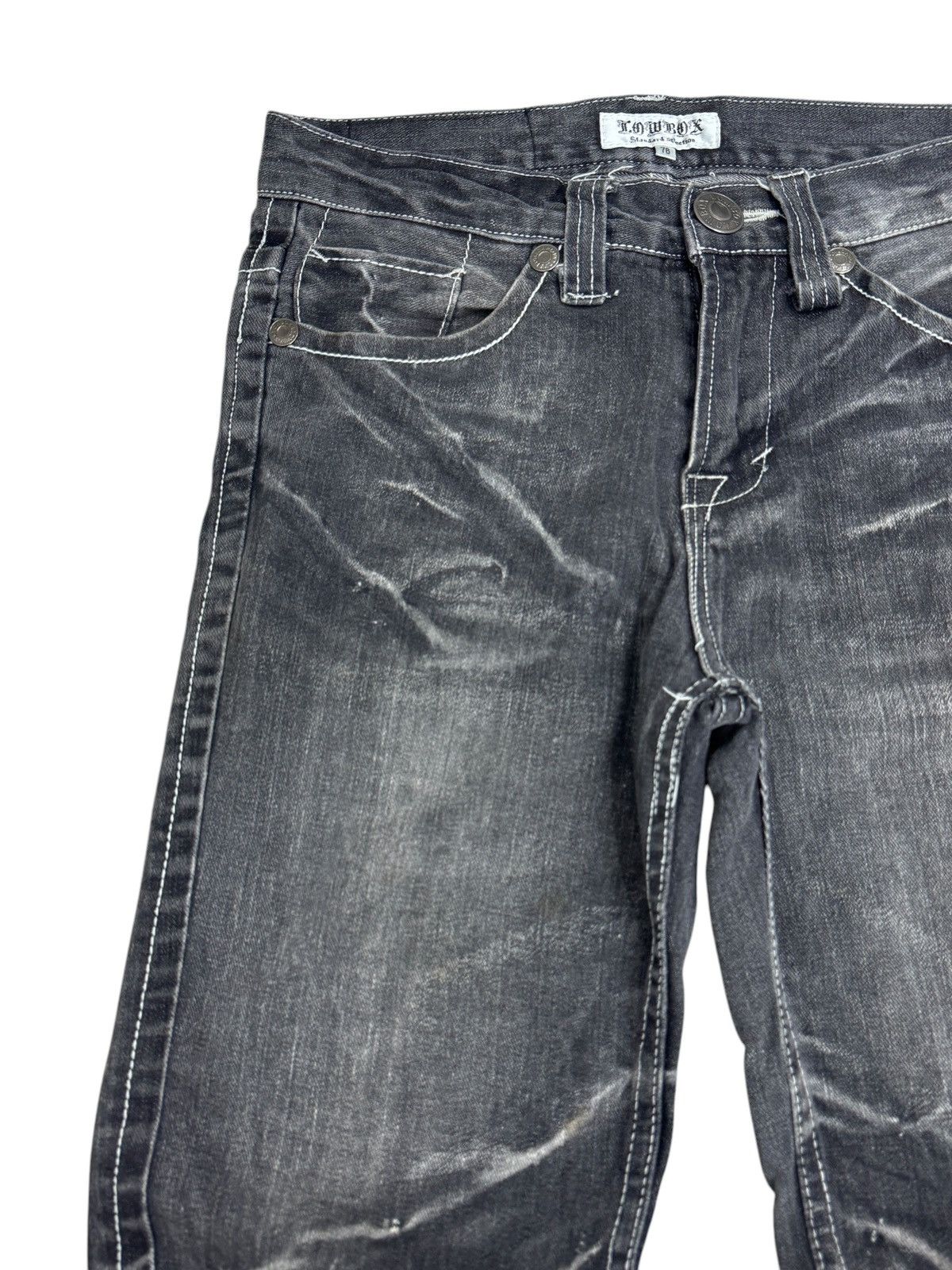 Hysteric Glamour LOWBOX SMOKED ACID WASHED JUNYA WATANABE STYLE DENIM Size US 29 - 4 Thumbnail