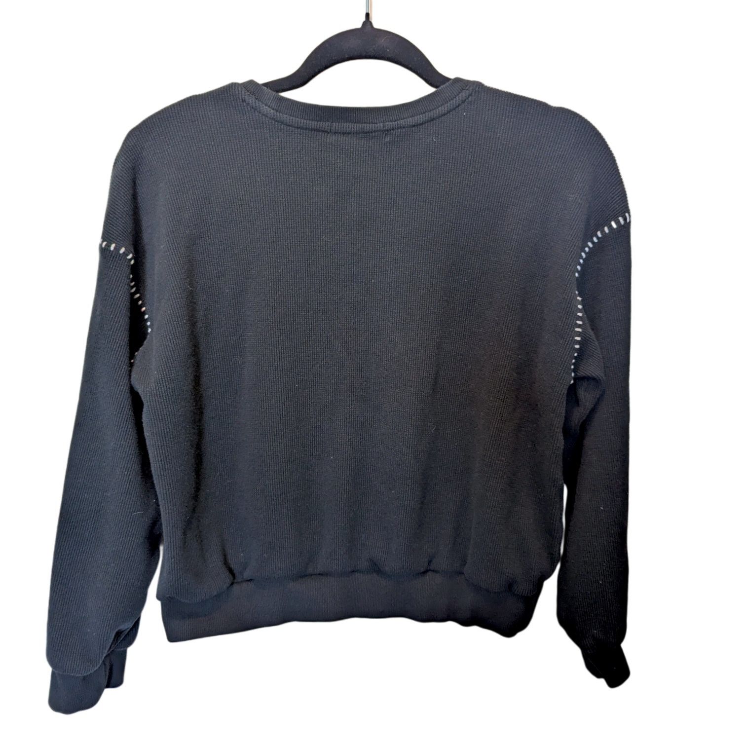 Other P.J. Salvage Black Cross Stitch Waffle Casuals Lounge Set Size M / US 6-8 / IT 42-44 - 5 Thumbnail