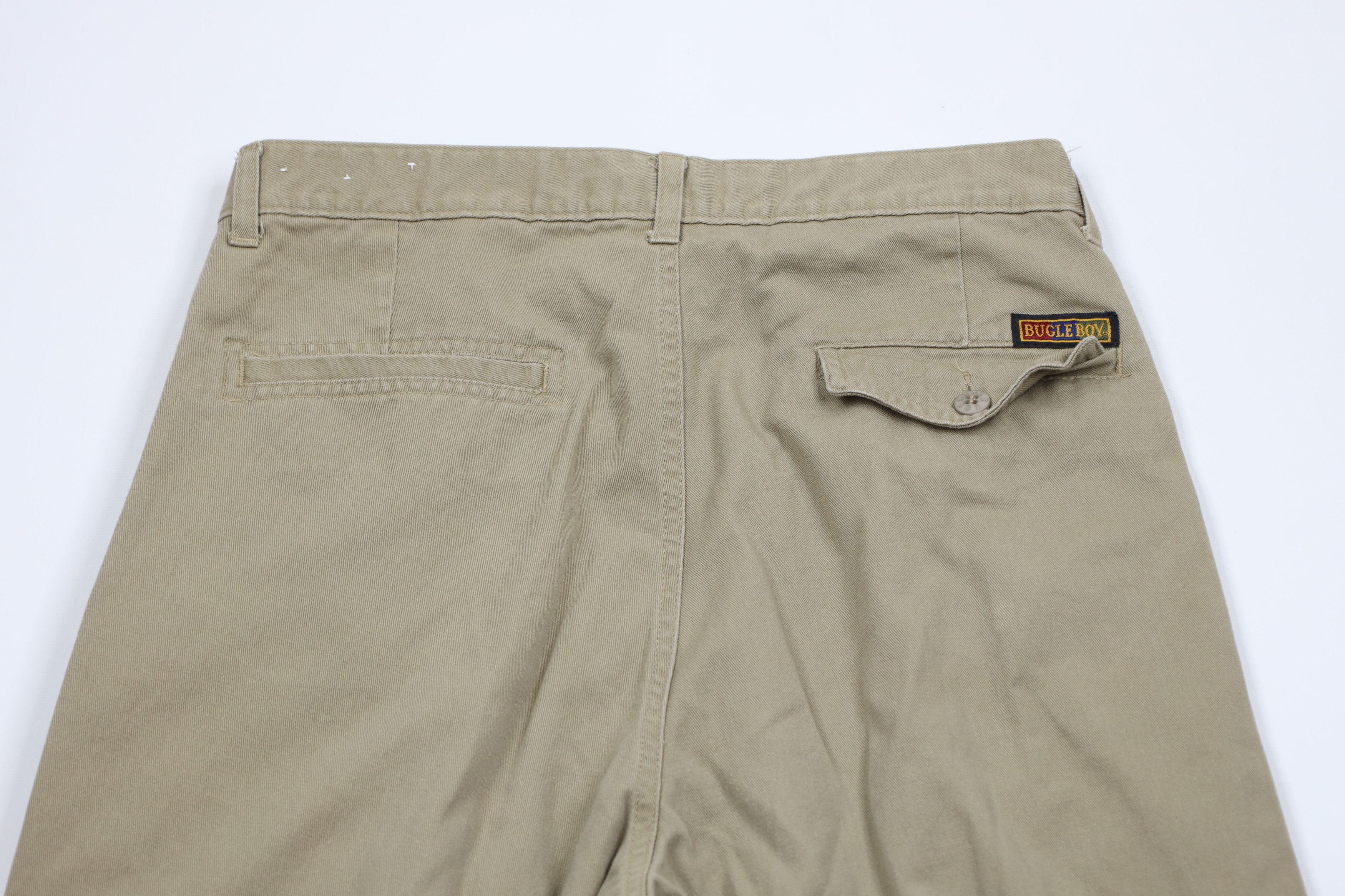 Vintage Vintage 90s Streetwear Pleated Tapered Leg Chino Pants Beige Size US 30 / EU 46 - 12 Thumbnail