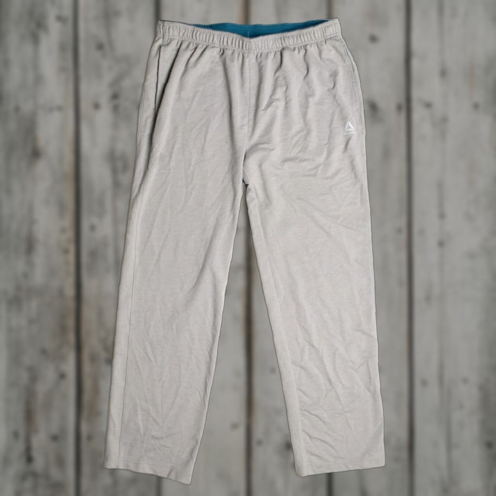 Reebok VINTAGE Reebok Gray Track Pants X-Large Athletic Gym Joggers Size US 36 / EU 52 - 1 Thumbnail
