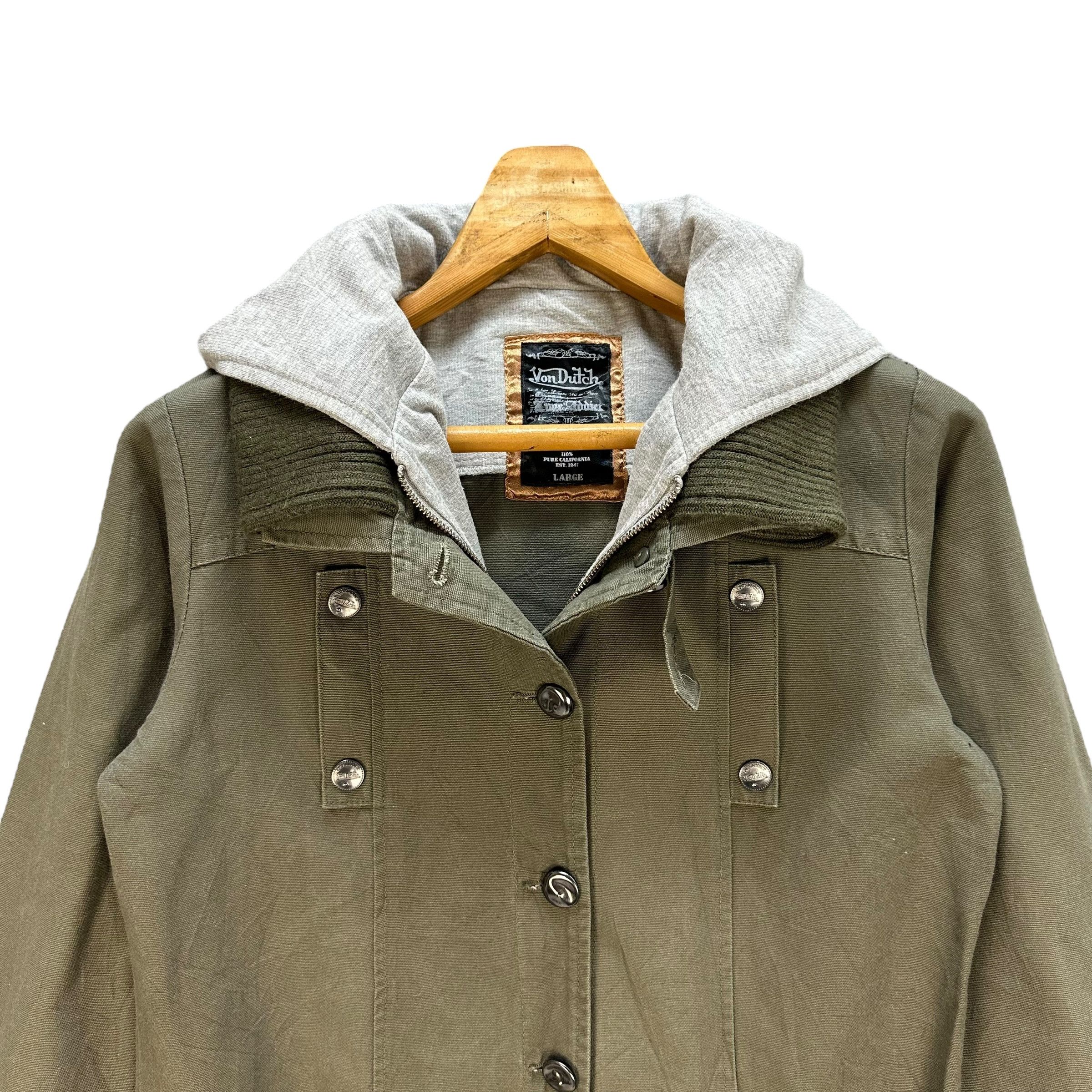 Von Dutch VON DUTCH Double Layered Hoodies Jacket #A56-1278 Size L / US 10 / IT 46 - 2 Thumbnail