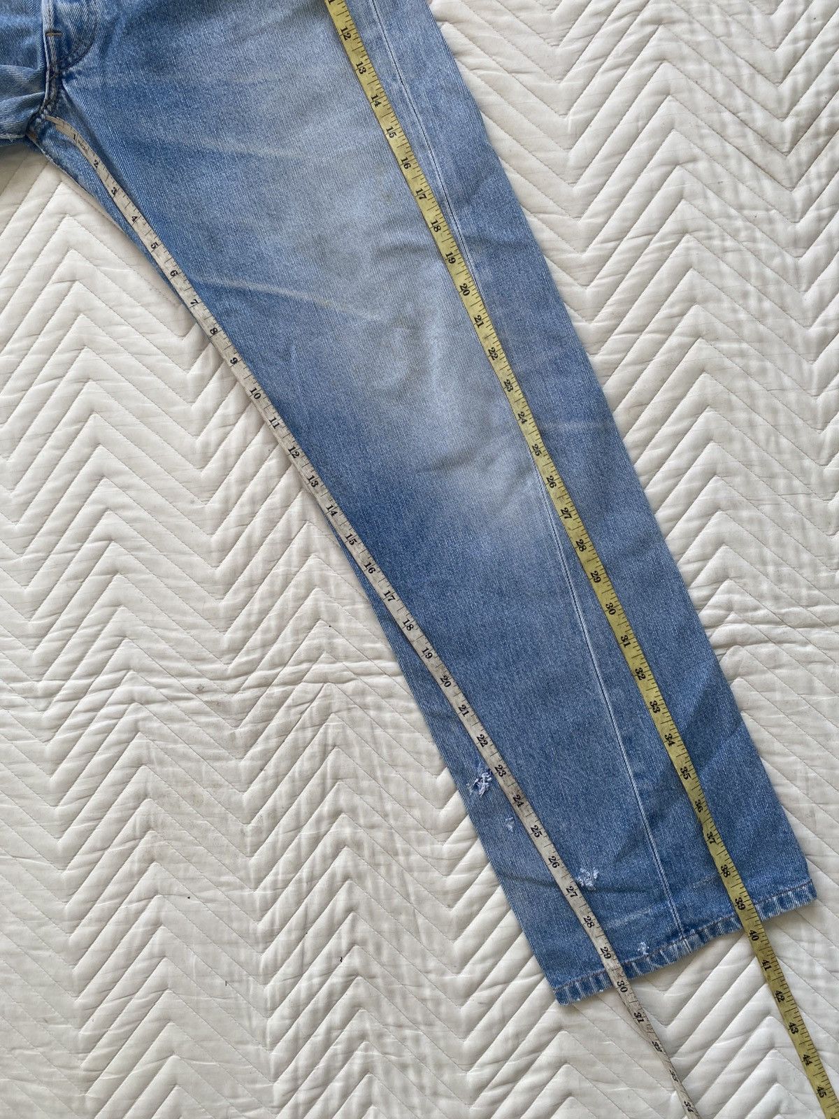 Levi's True Vintage 70s Levis 501 Small E Selvedge Size US 30 / EU 46 - 4 Thumbnail