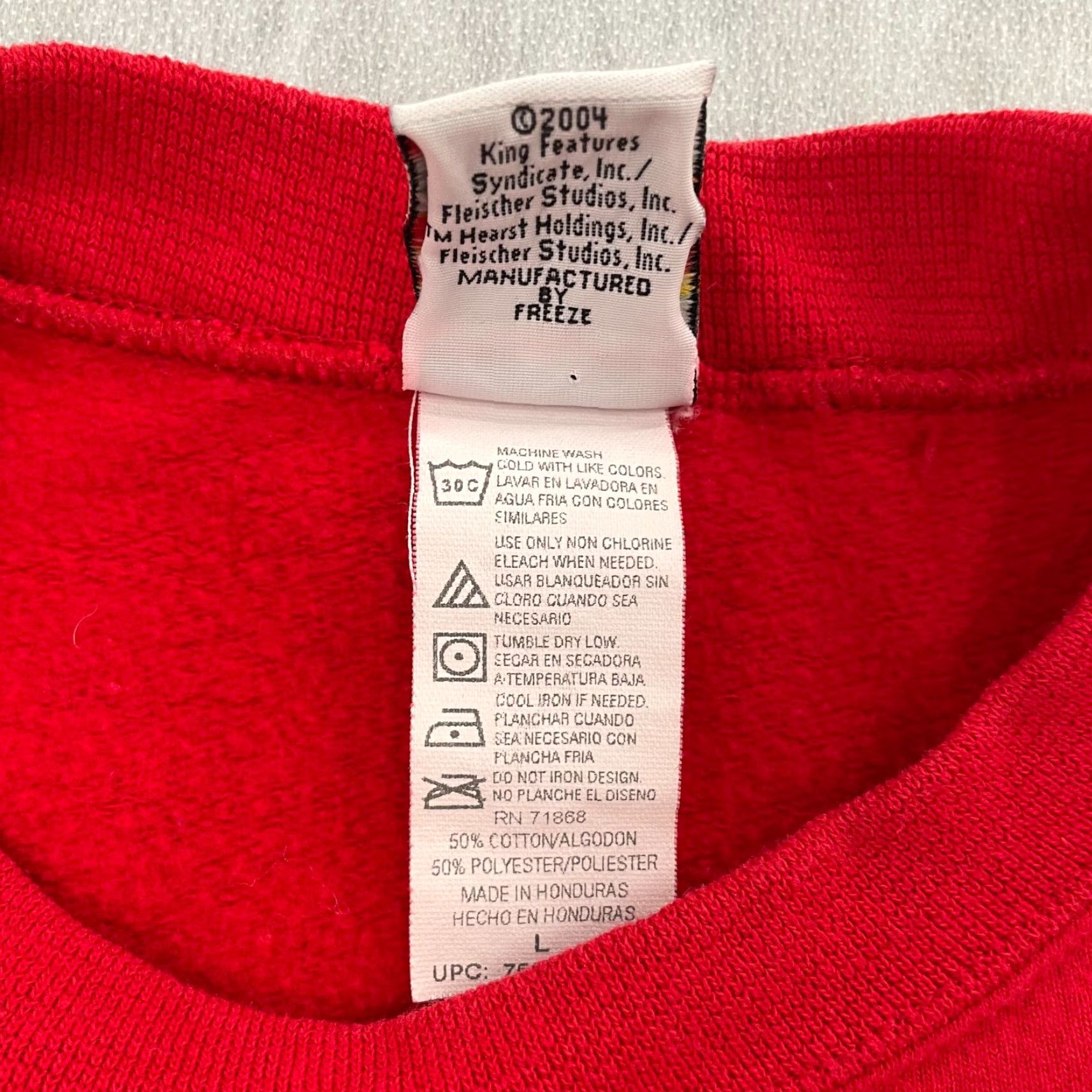 Vintage VINTAGE Betty Boop Sweater Women L Red Christmas Fleece Pullover Crew Neck Glitter Logo 90s Y2K Womens Size L / US 10 / IT 46 - 6 Thumbnail