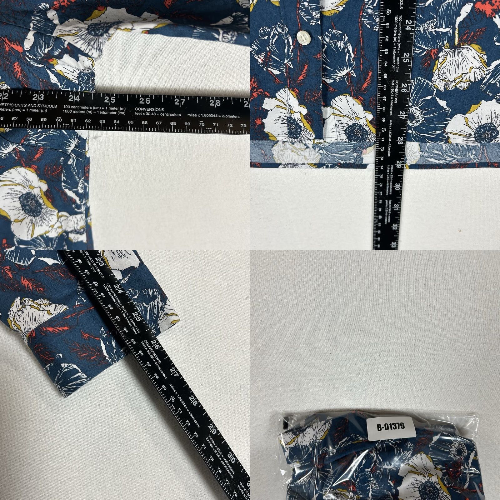 Vintage Duluth Button-Up Shirt Mens XL Blue Floral Long Sleeve Casual Top Summer Size US XL / EU 56 / 4 - 8 Thumbnail