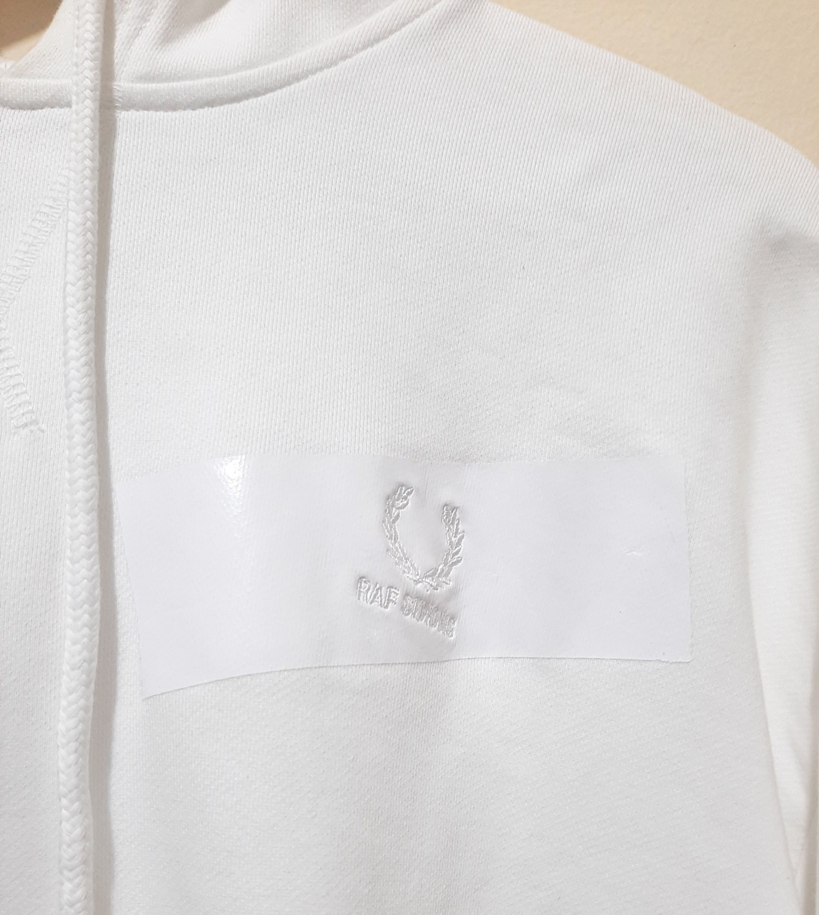 Fred Perry × Raf Simons Raf Simons x Fred Perry Tape Detail Hoodie Size US L / EU 52-54 / 3 - 6 Thumbnail