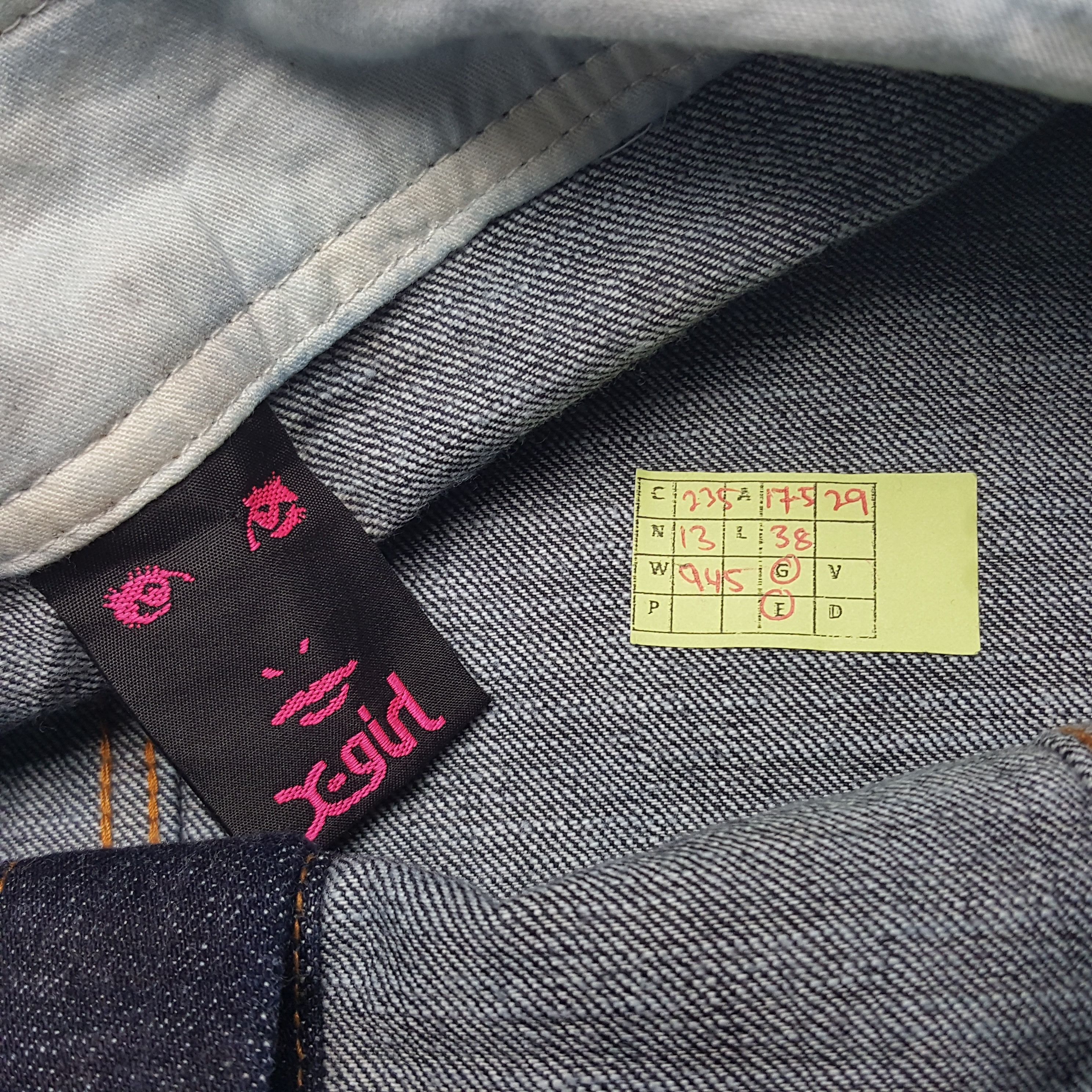 Japanese Brand × Vintage Vintage X-girl Japanese Brand Baggy Overall Denim Jeans Size 35" - 8 Thumbnail
