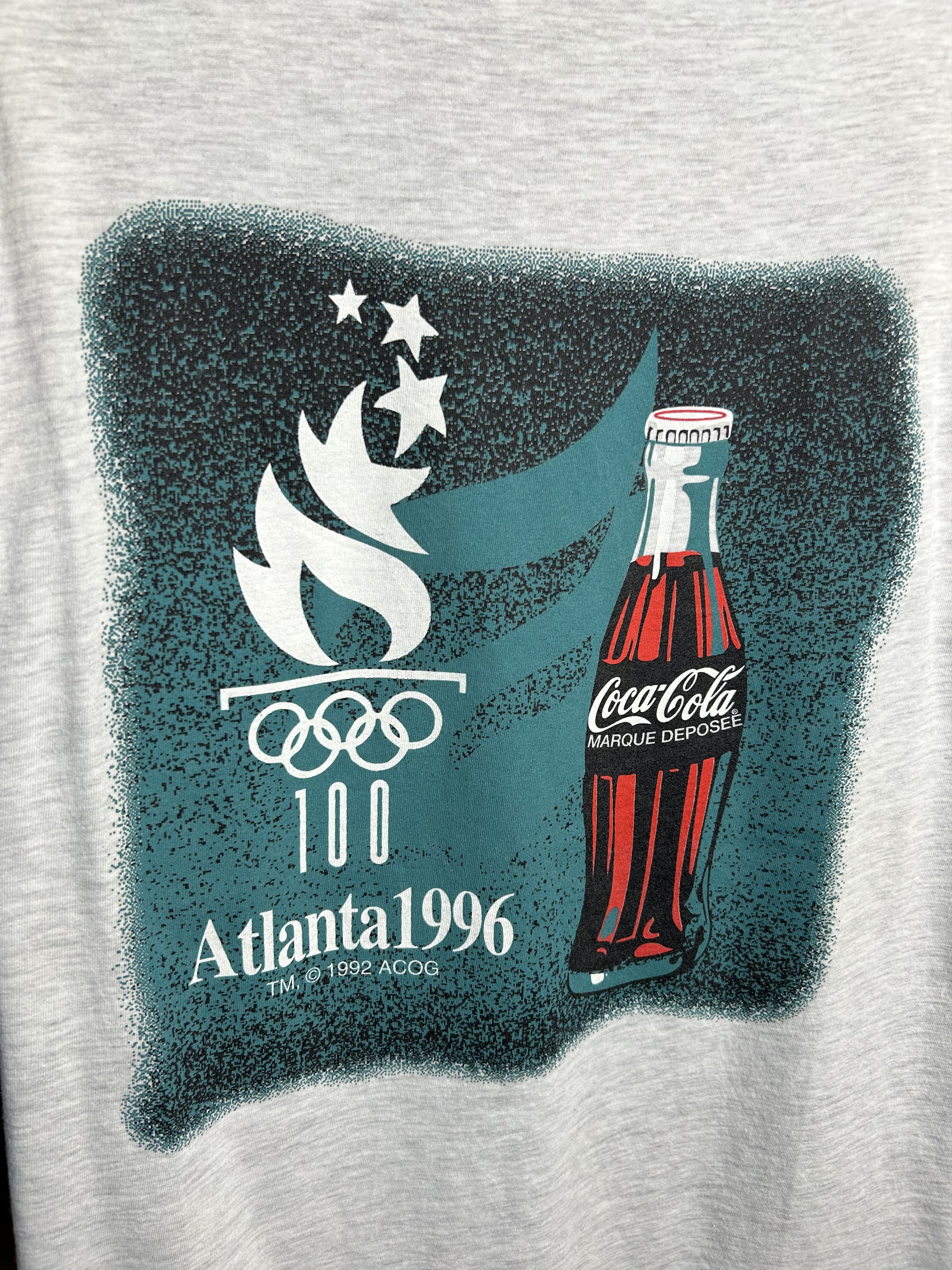 Vintage Vintage 1996 Atlanta Olympics Coca-Cola T-shirt Size US XL / EU 56 / 4 - 4 Thumbnail