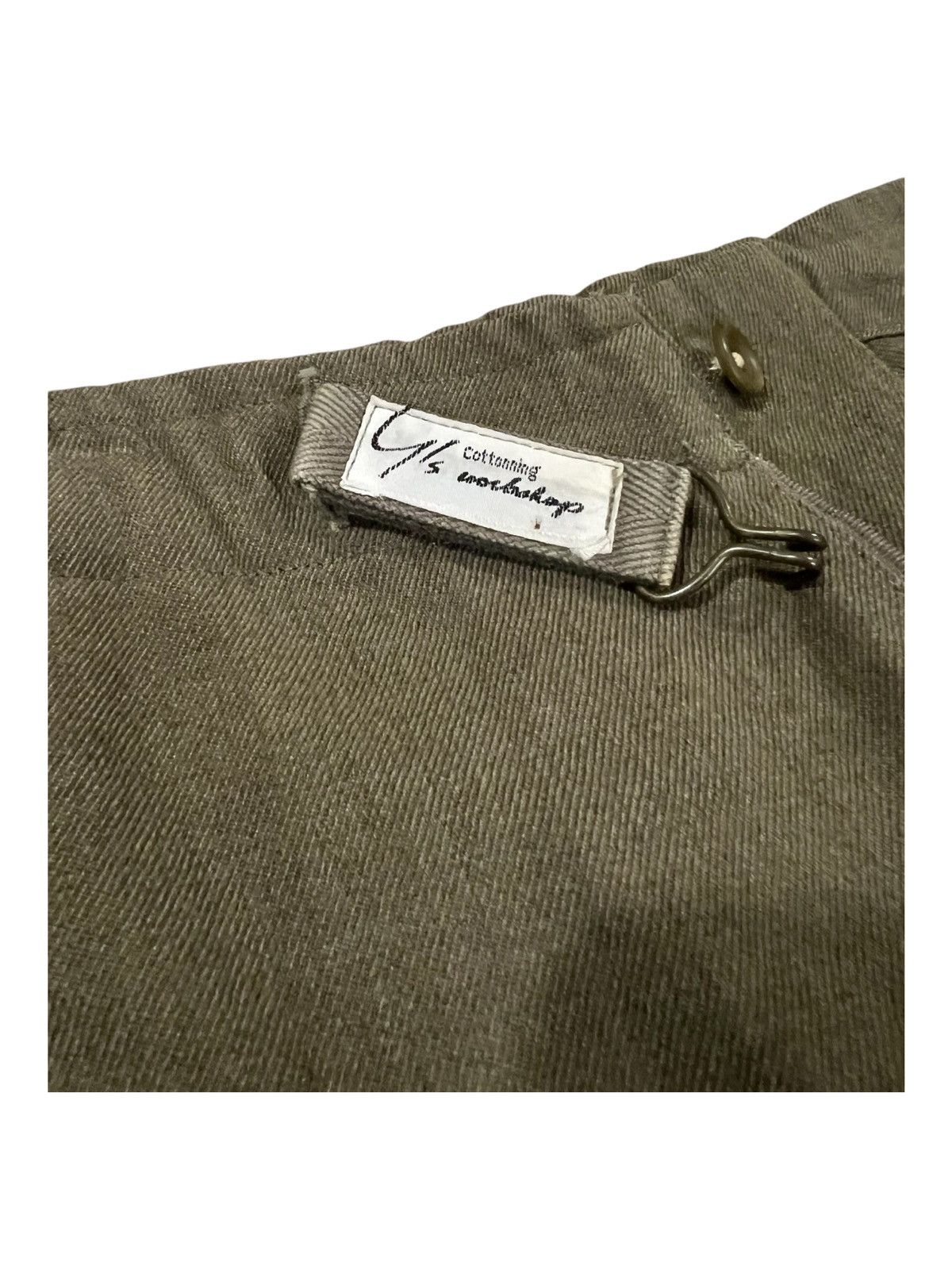 Yohji Yamamoto ARCIEVE 1980s Yohji Yamamoto Workshop Hook J-Cut Wool Pants Size US 32 / EU 48 - 10 Thumbnail