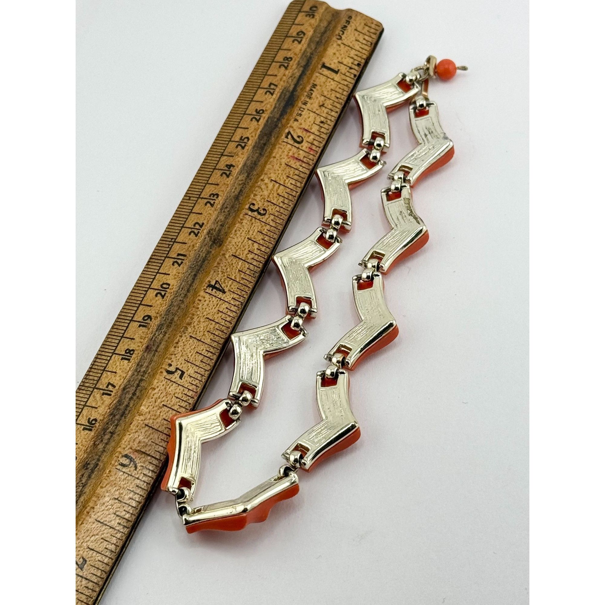 Vintage Vintage Coro orange thermoset collar necklace Size ONE SIZE - 3 Thumbnail