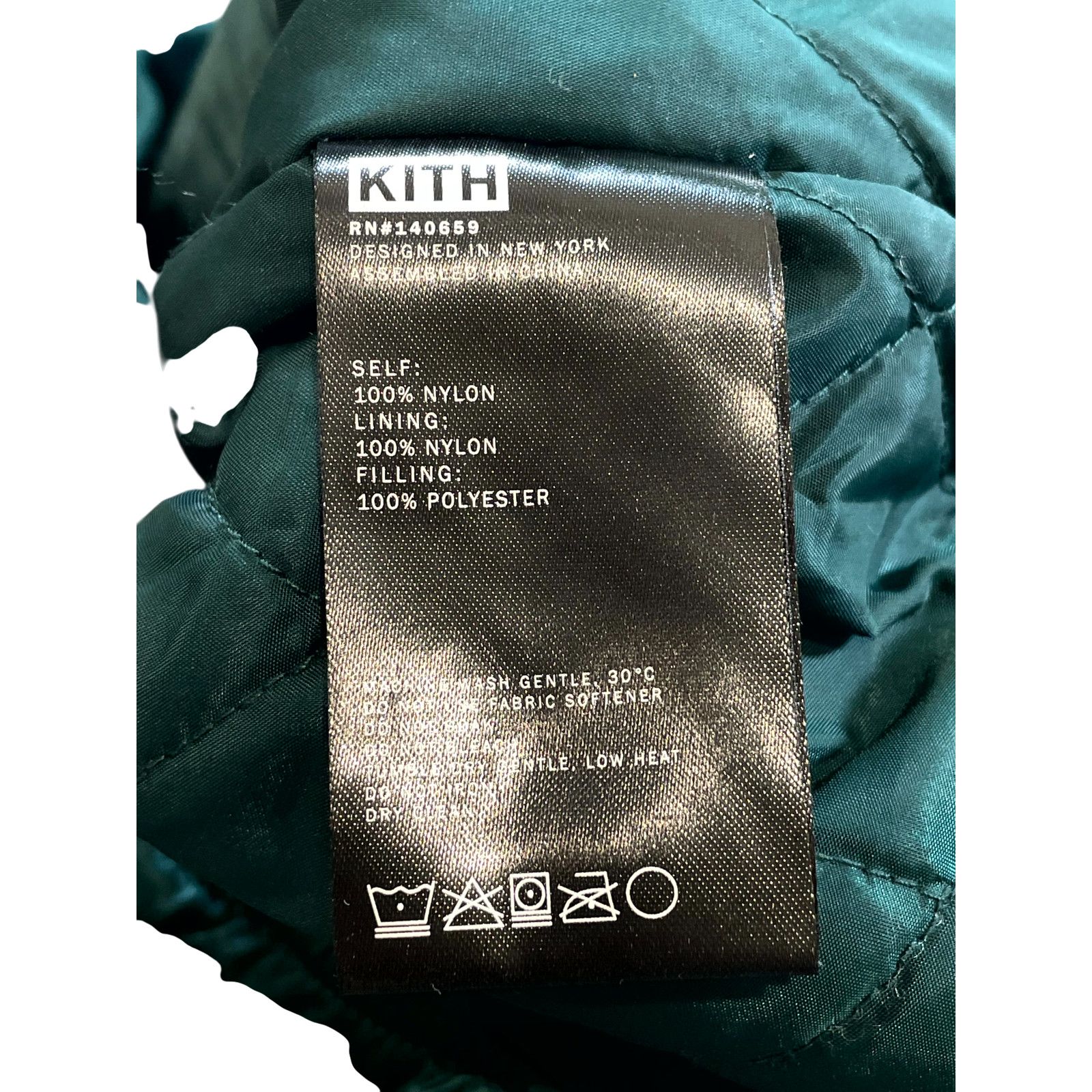Kith Kith Satin Varsity Green & Yellow Jacket Size US XL / EU 56 / 4 - 3 Thumbnail