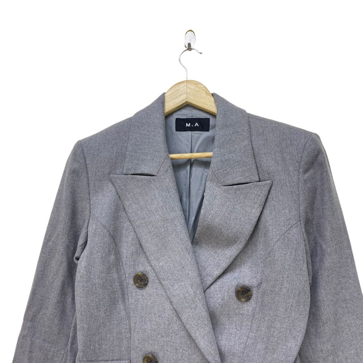 Designer × Ma+ Japanese Designer M+A Double Collar Dual Pocket Jacket Size M / US 6-8 / IT 42-44 - 3 Thumbnail