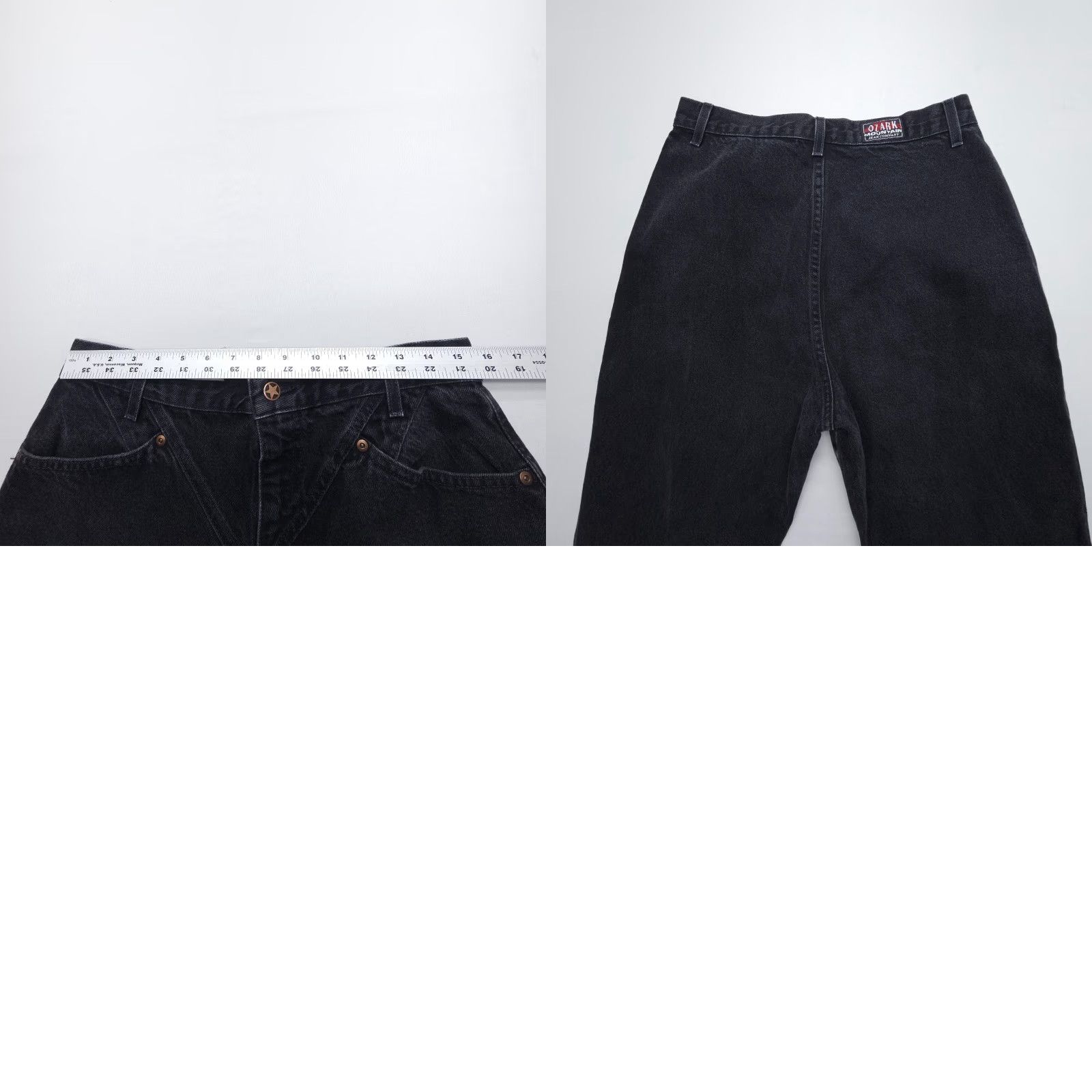 Vintage VINTAGE Ozark Mountain Jeans Women Size 17 Black Denim High Rise 5-Pocket Southwestern USA Size 38" / US 16 / IT 52 - 8 Thumbnail