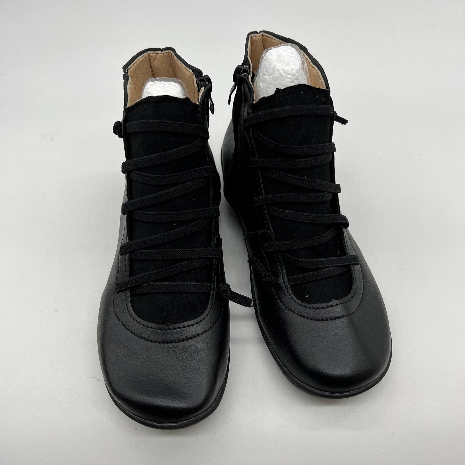 Other Ankle Boots Round Toe Casual Comfortable Lightweight Size US 6.5 / IT 36.5 - 3 Thumbnail