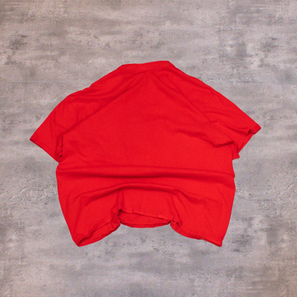 Delta VTG Y2K 2000's Heaven Is Full Comedy Meme Grunge Red T-Shirt Size US L / EU 52-54 / 3 - 2 Thumbnail