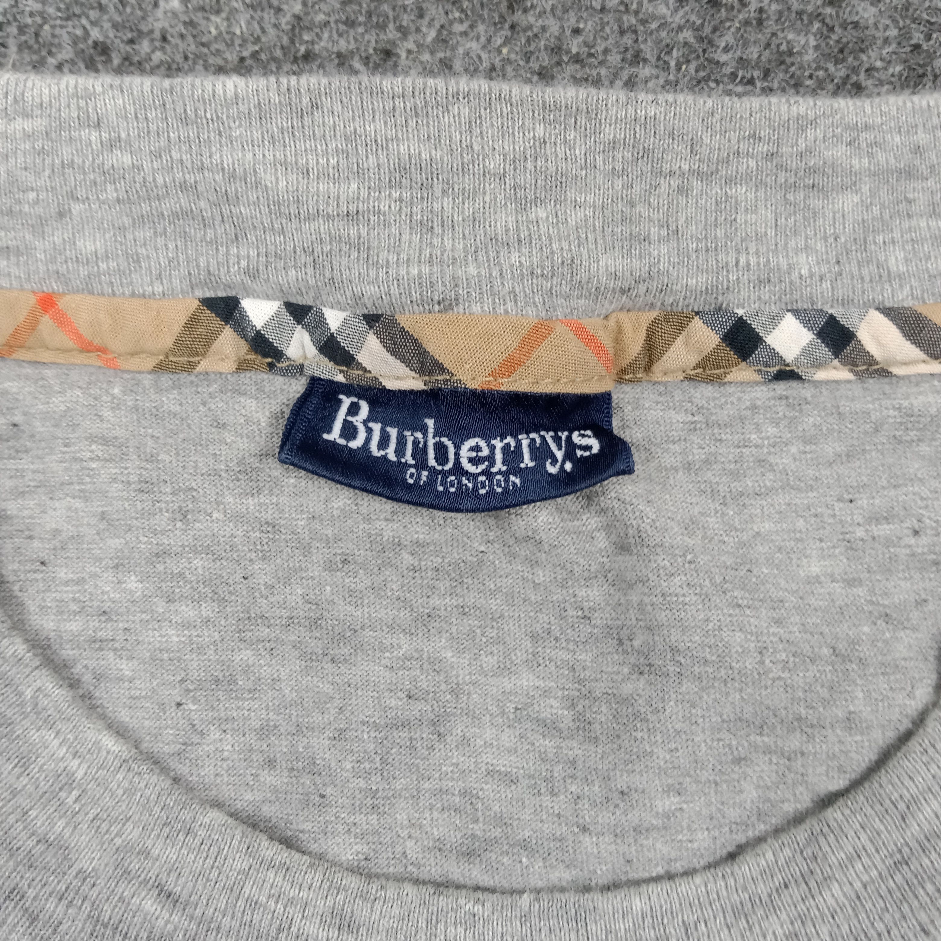 Burberry Burberrys London Spell Out Custom Logo Tshirt C285N31 Size US M / EU 48-50 / 2 - 3 Thumbnail