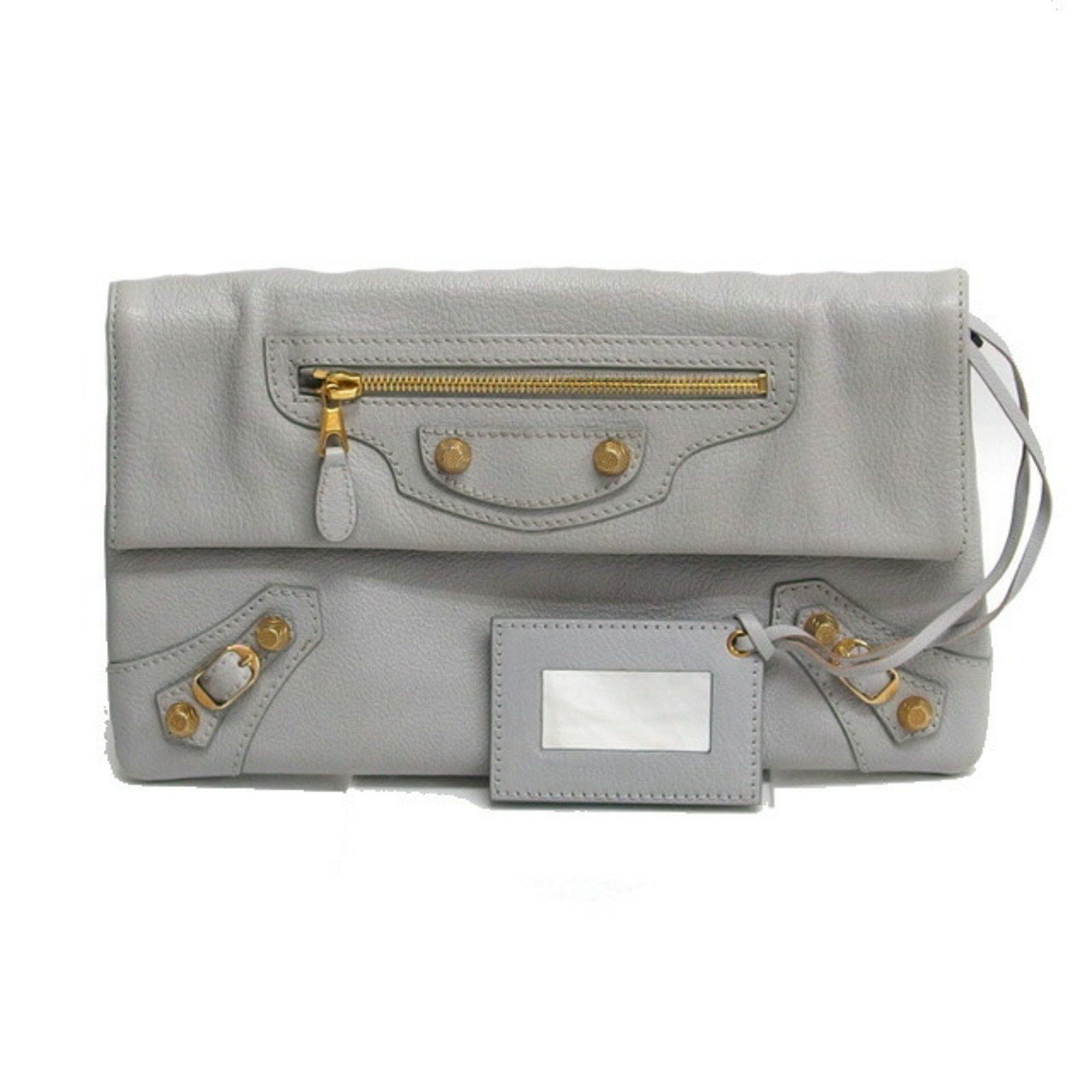 Balenciaga Clutch Bag Giant Envelope in Grey, Women's