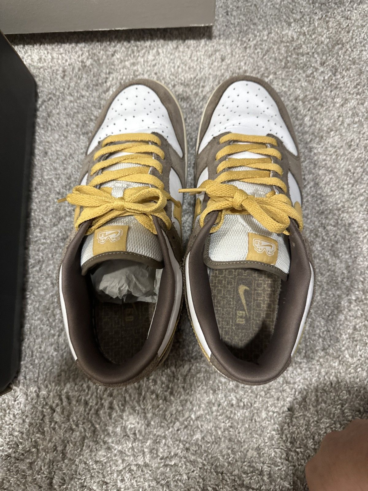 Dunk Low 6.0 Nke White Solar Flare-Olive Khaki