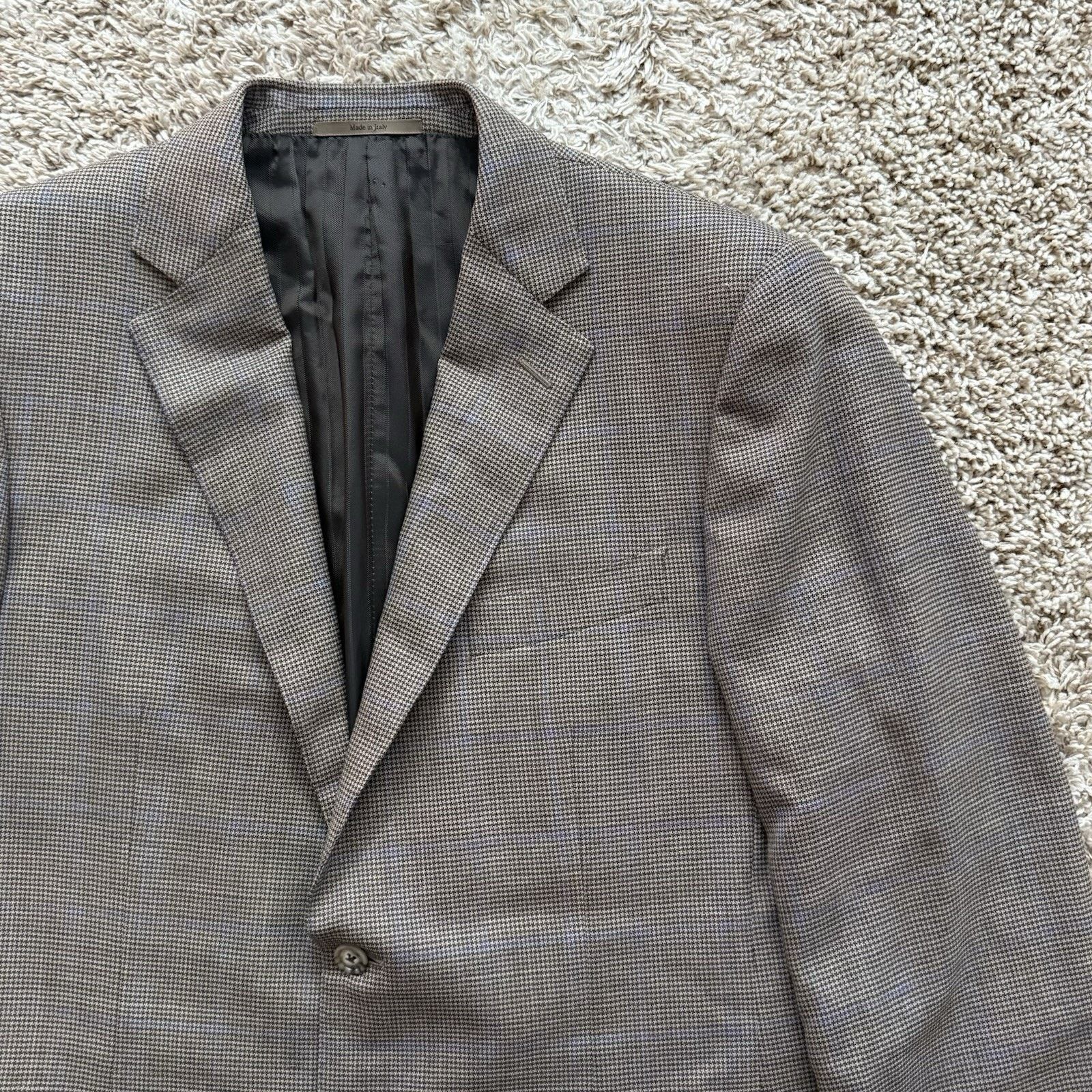 Ermenegildo Zegna Ermenegildo Zegna Wool Trofeo Brown Suit Jacket Size 52 L Size 52L - 2 Thumbnail