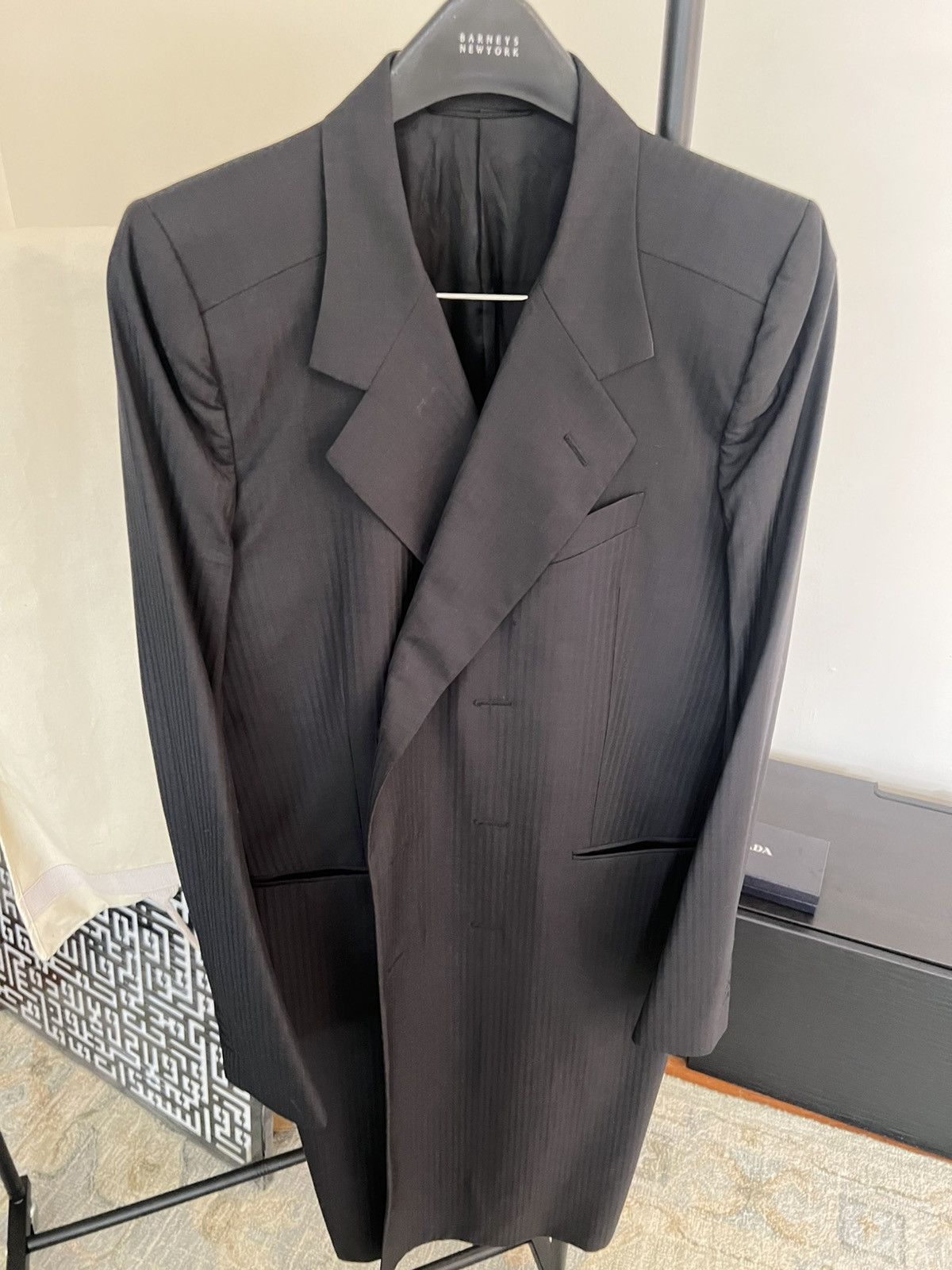Balenciaga Balenciaga SS 17 Double Breasted Coat Shoulder Padding Size US M / EU 48-50 / 2 - 1 Thumbnail