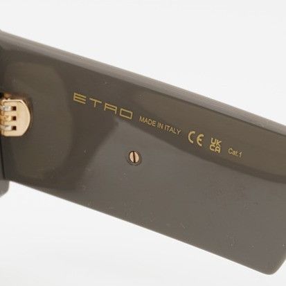 Etro ETRO 0032/G/S 079U QT Sunglasses Mud Geometric Frame Size ONE SIZE - 3 Thumbnail