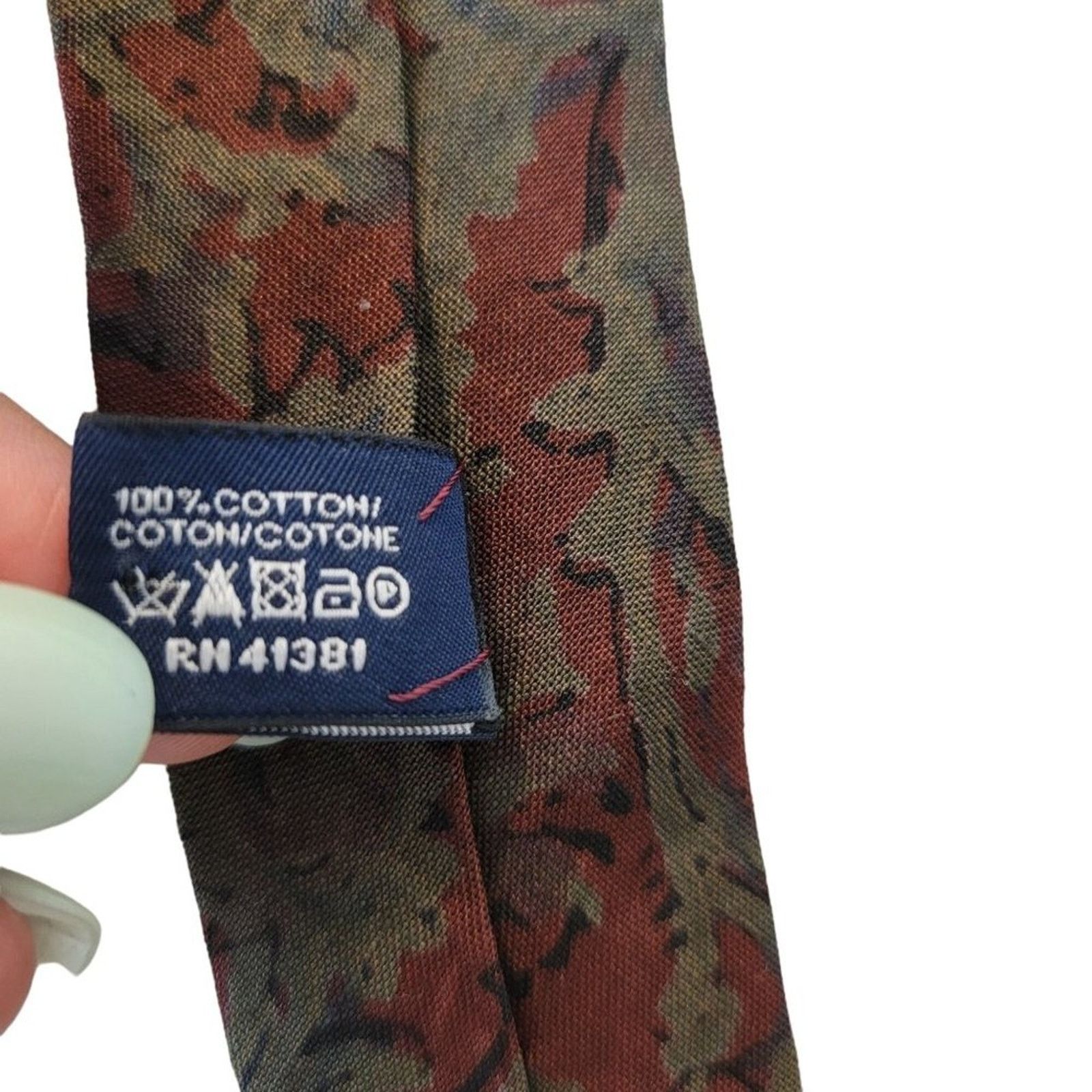 Polo Ralph Lauren Vintage Polo Ralph Lauren Mens Cotton Jacquard Neck Tie Size ONE SIZE - 9 Thumbnail