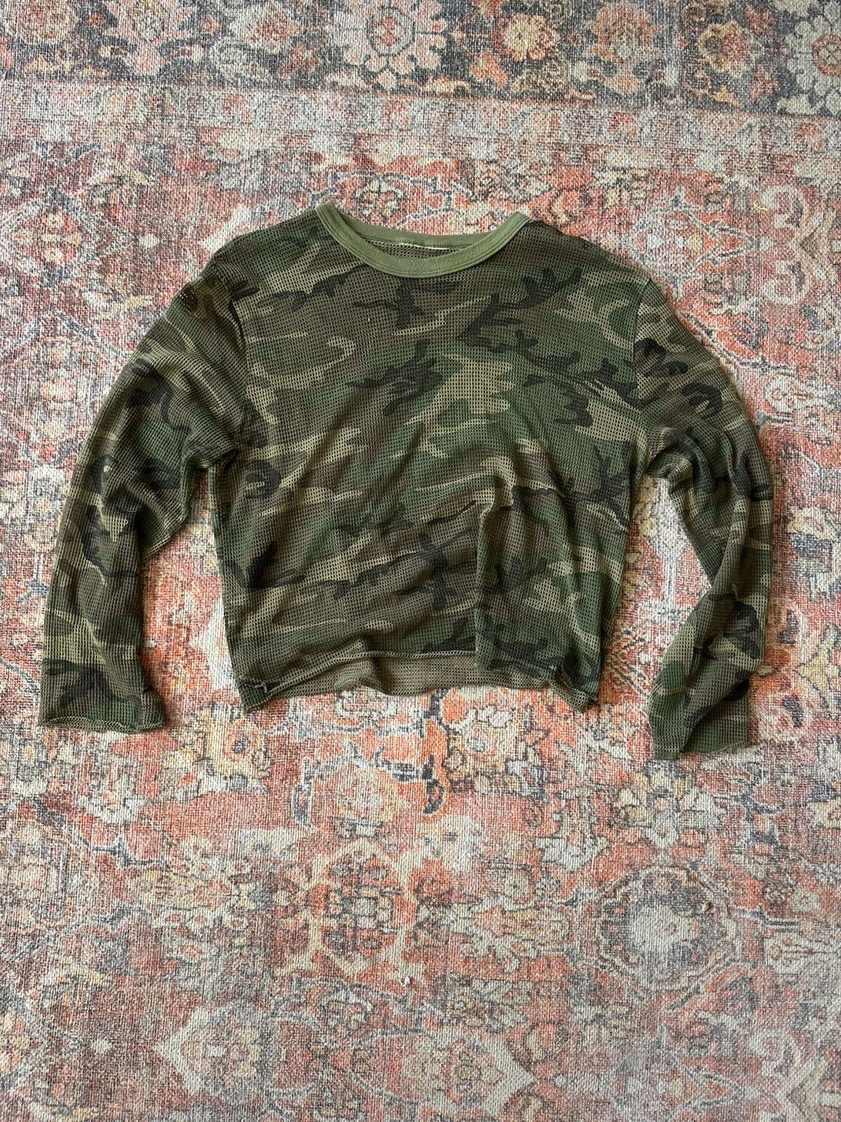 Other Sheer Camo Long Sleeve Top Size US M / EU 48-50 / 2 - 1 Thumbnail
