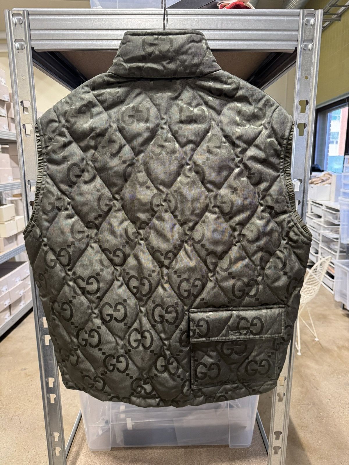 Gucci Gucci GG Jumbo Down Quilted Down Vest Size US M / EU 48-50 / 2 - 3 Thumbnail