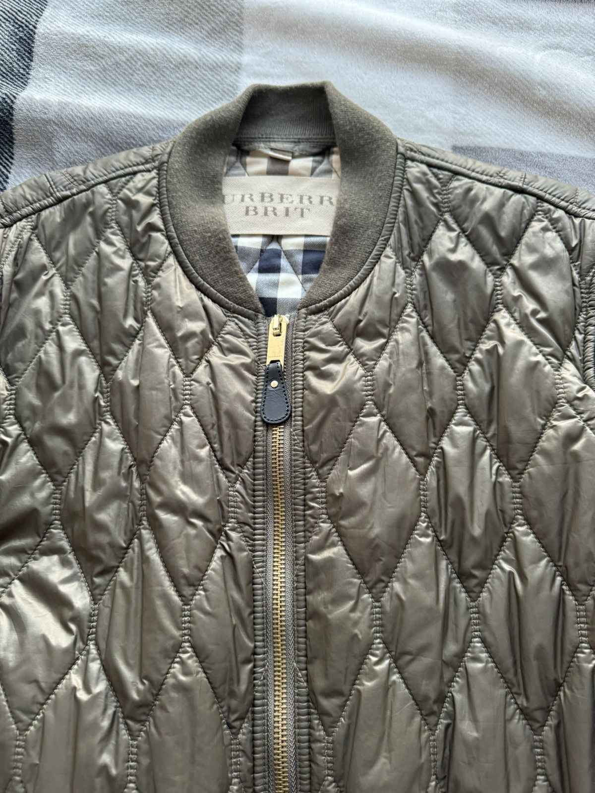 Burberry Burberry Brit Bomber quilted jacket sz xxl Size US XXL / EU 58 / 5 - 6 Thumbnail