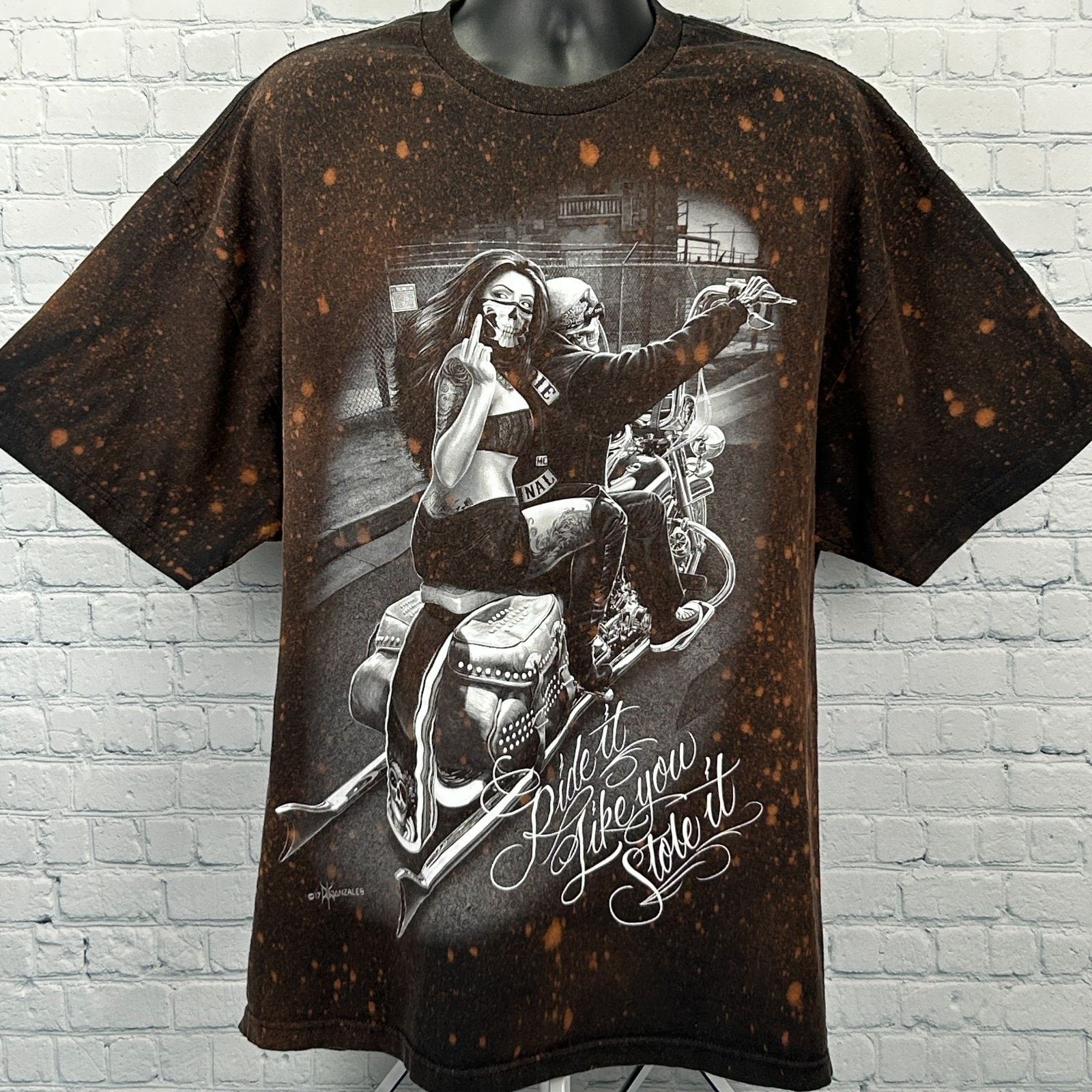 Other Ride Or Die T Shirt Black Ride It Like You Stole It 3XL Size US XXL / EU 58 / 5 - 1 Thumbnail